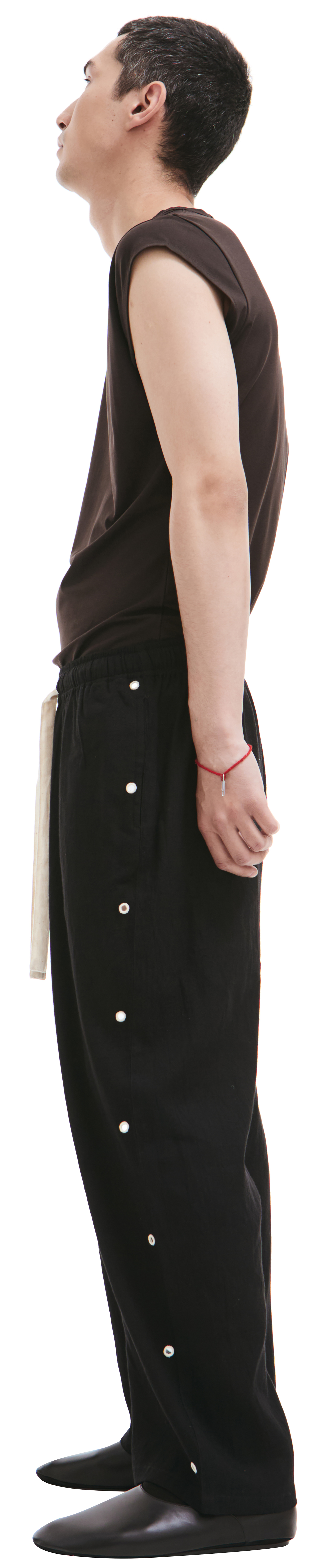 KARTIK Research Black embroidered trousers