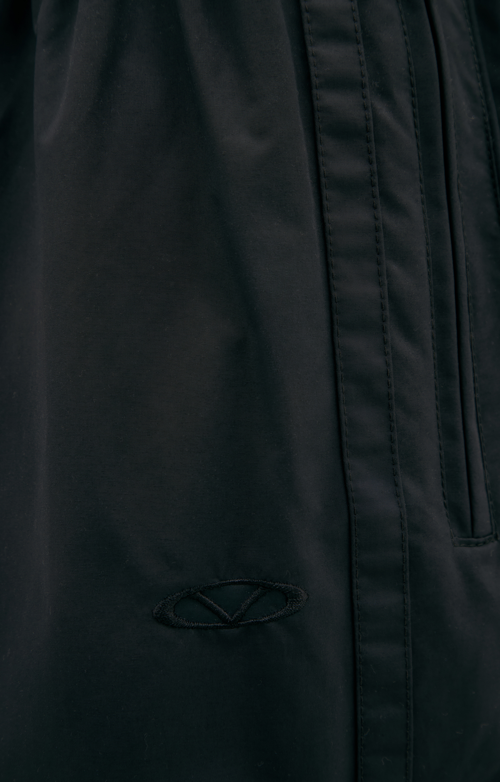 VETEMENTS Black logo trousers