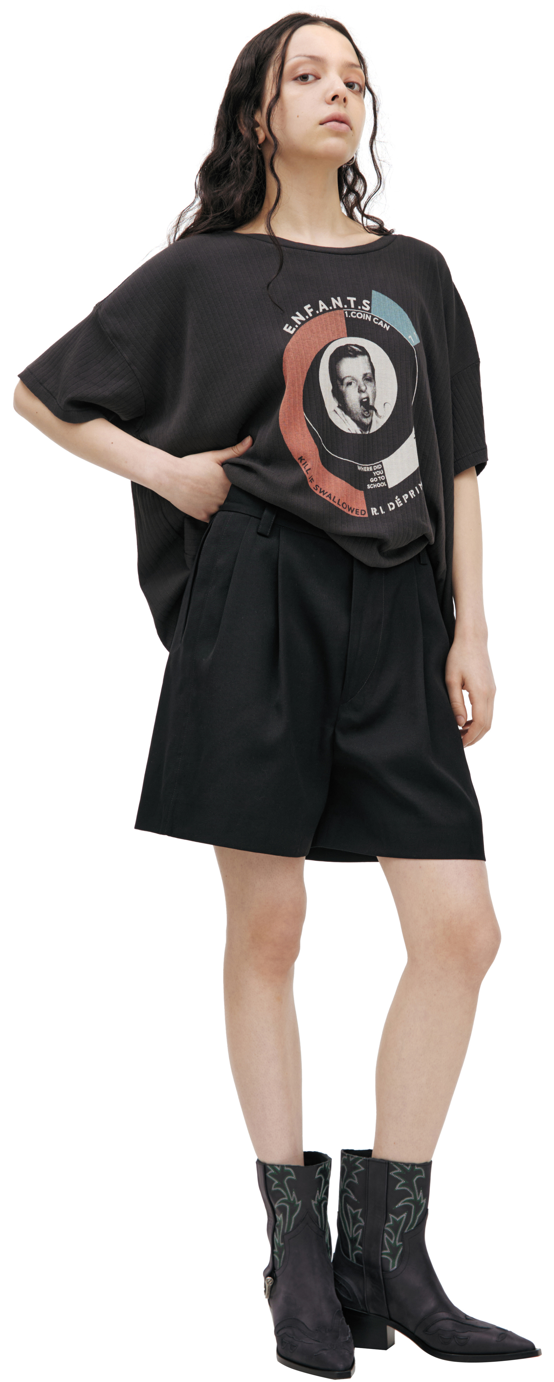 Enfants Riches Déprimés Basic wool shorts