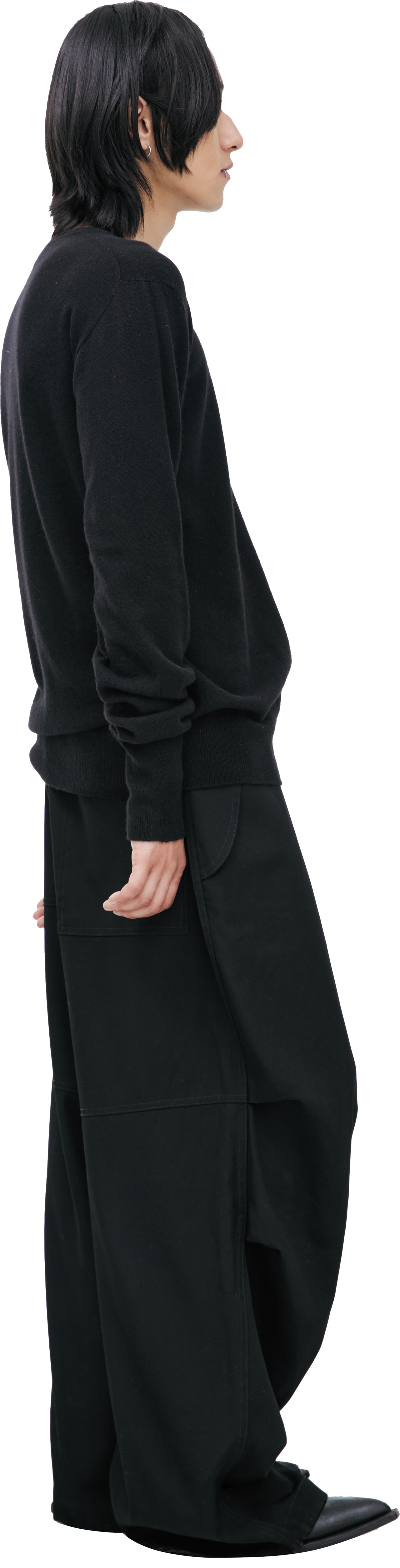 Jil Sander Black cashmere sweater
