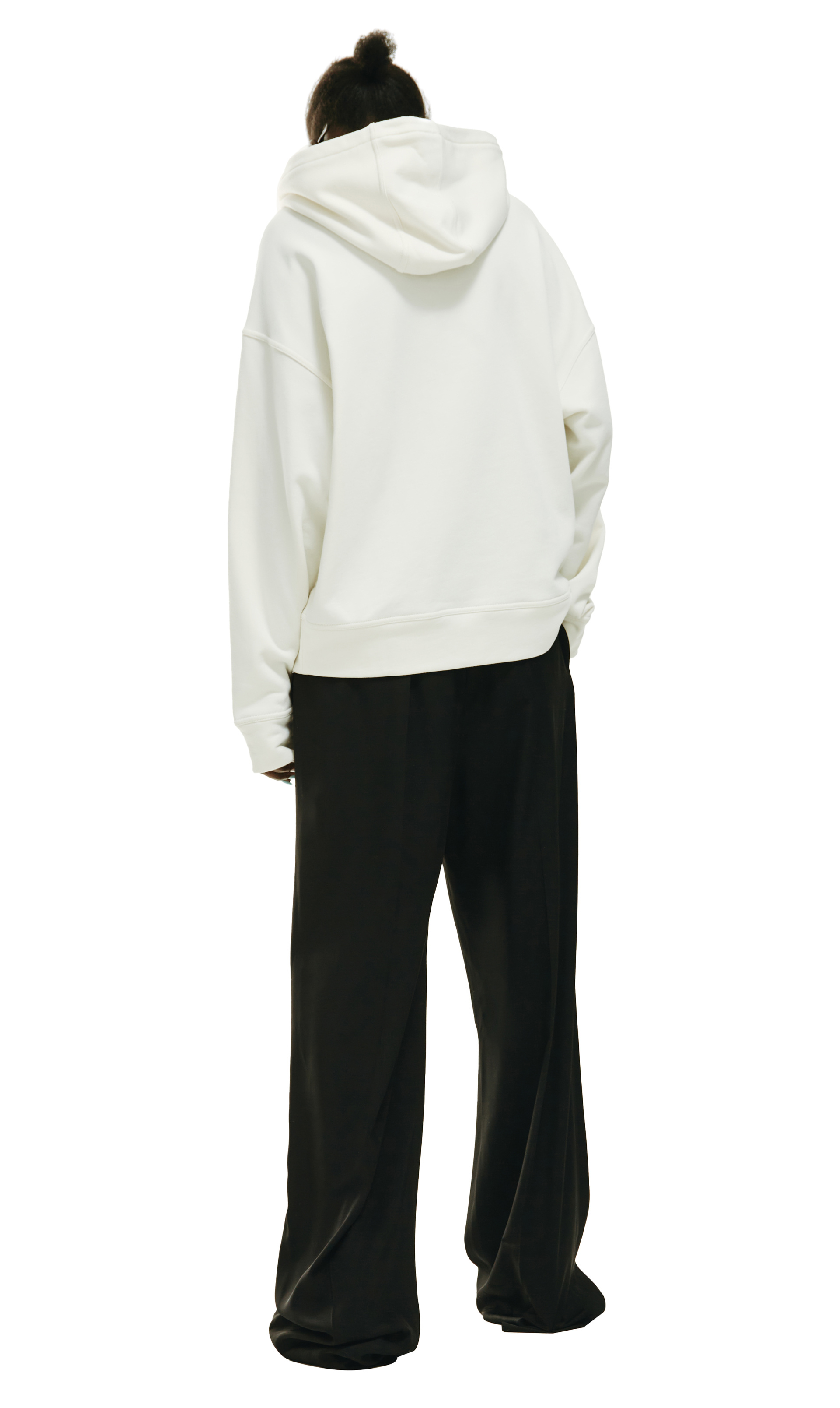 Jil Sander Cotton logo hoodie