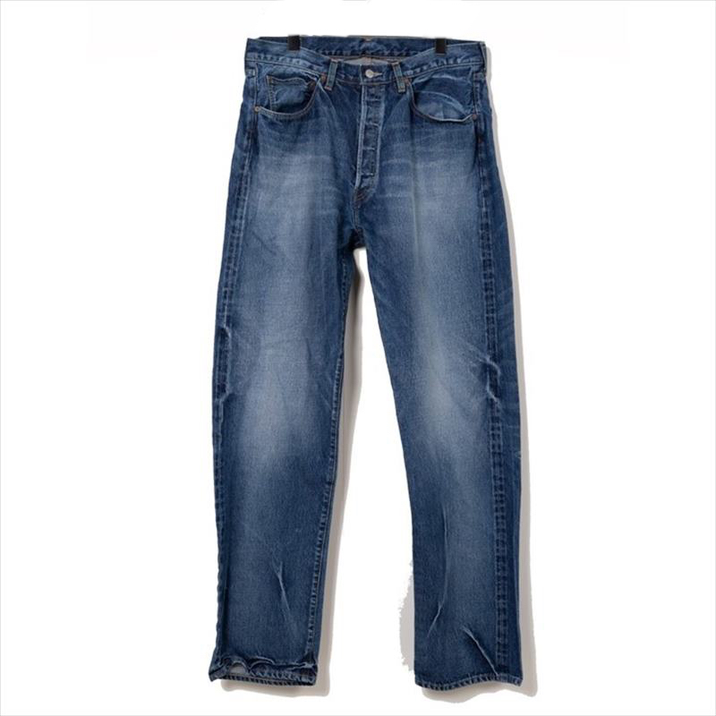 Maison Mihara Yasuhiro Blue jeans with scuffs