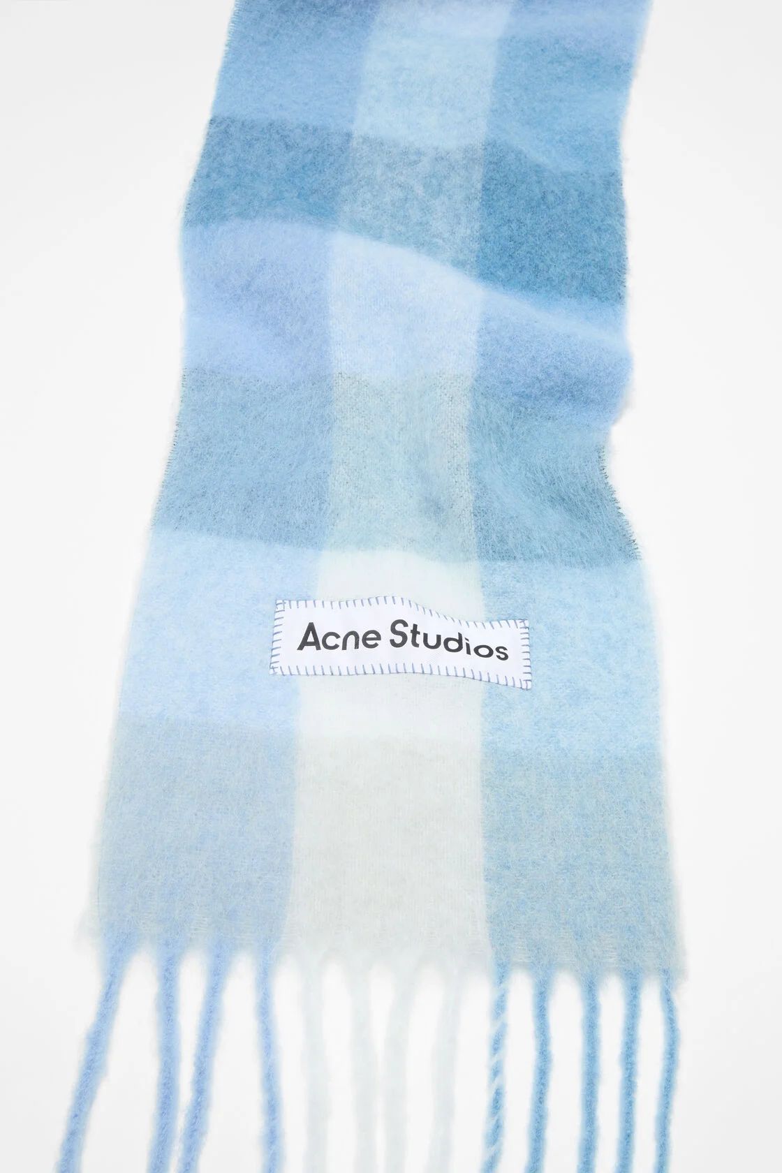 Acne Studios Mohair Checked Scarf