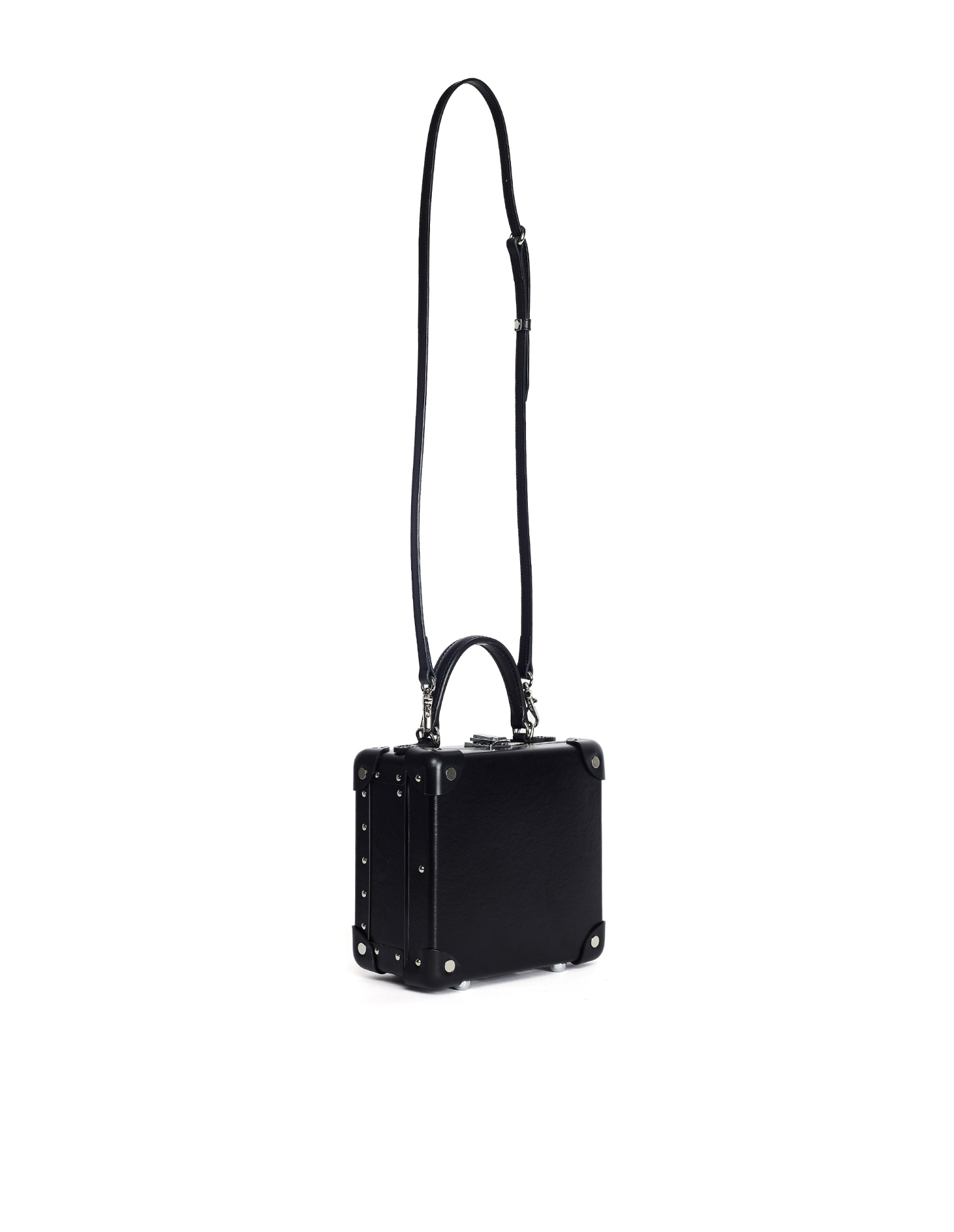 Globe Trotter Black Centenary 7" London Square Bag