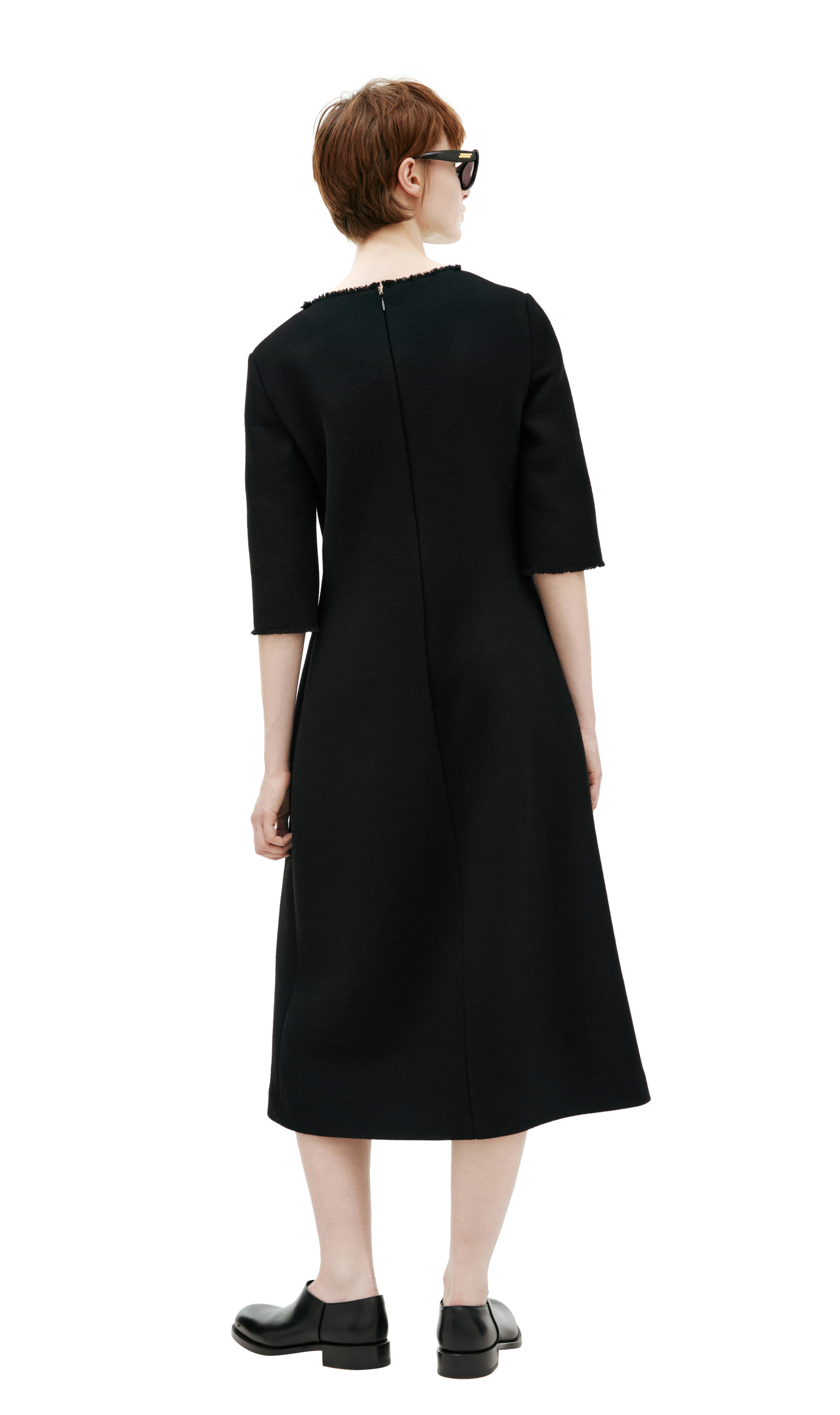 The Row Dress with raw collar