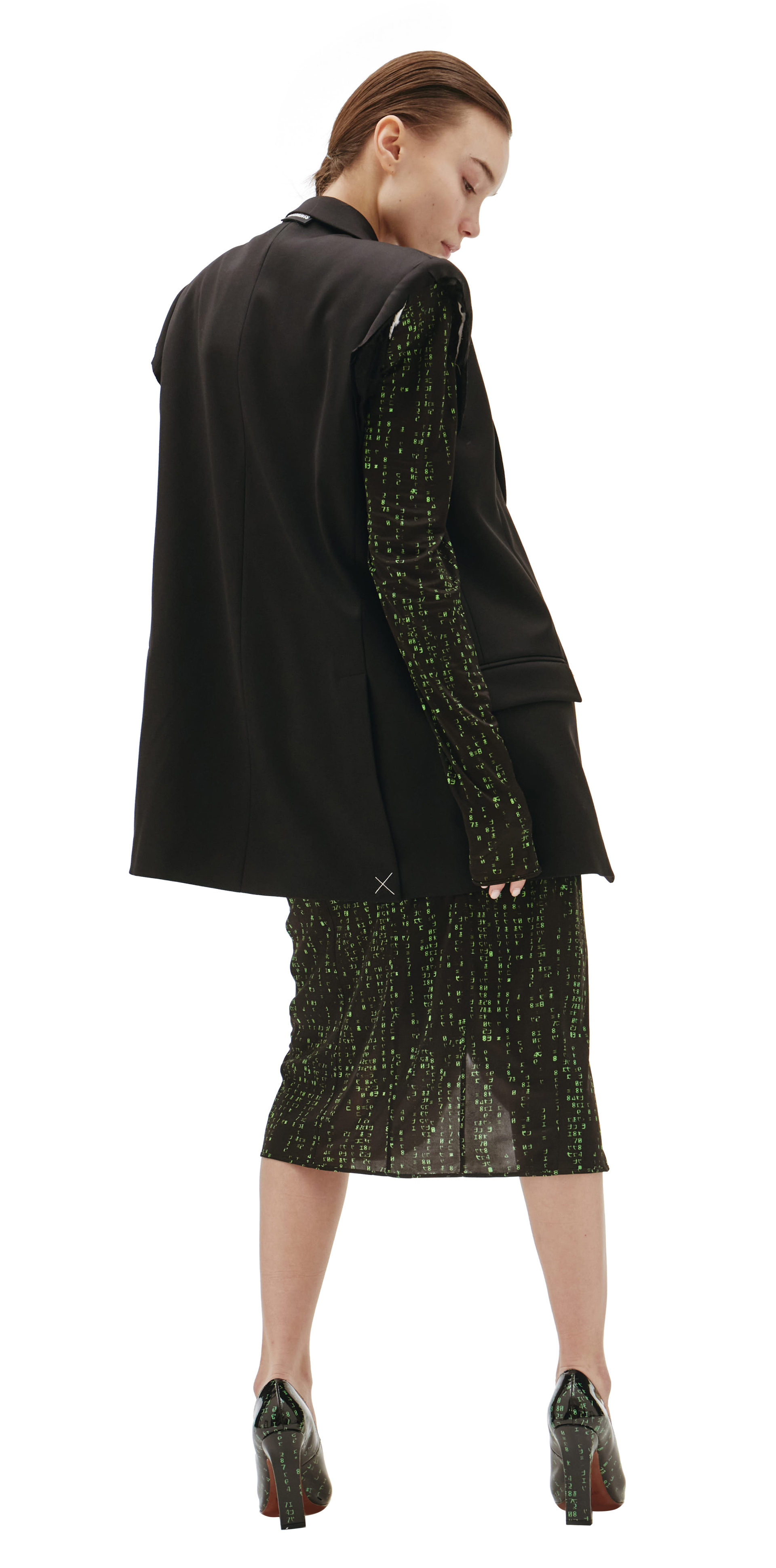 VETEMENTS Sleeveless oversized blazer