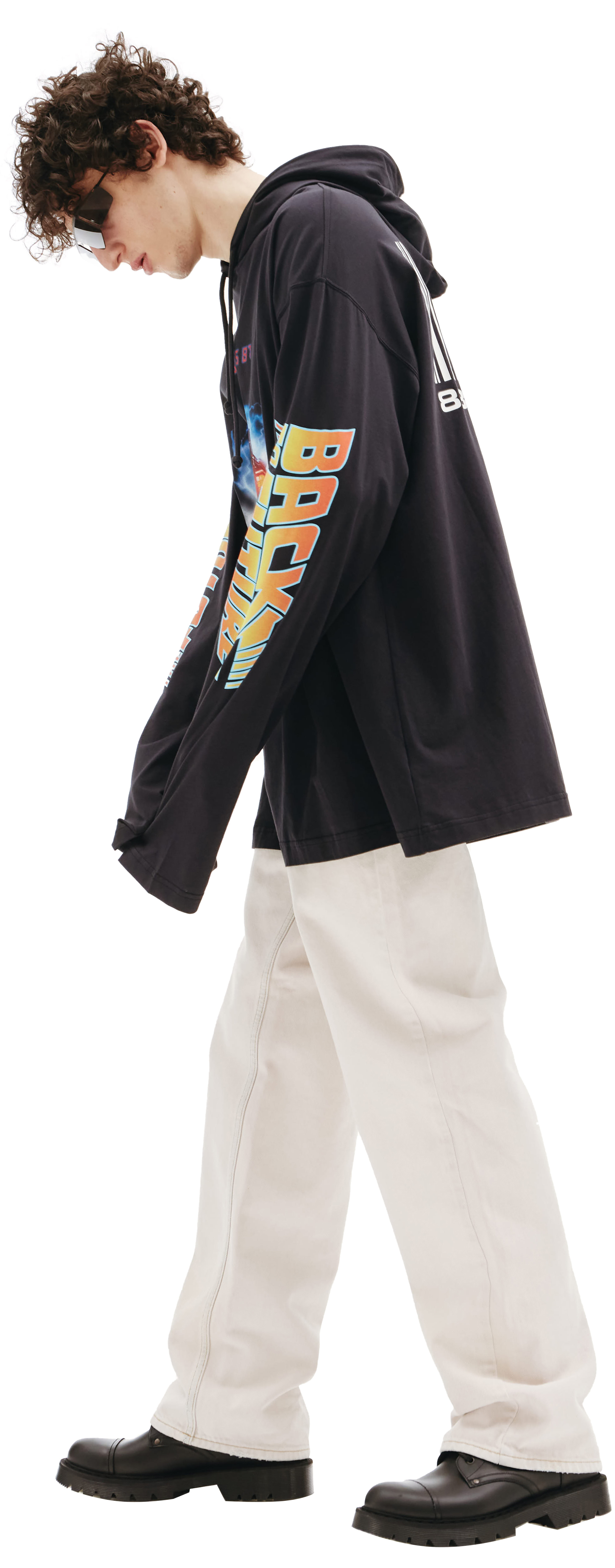 VTMNTS Back to the future printed hoodie