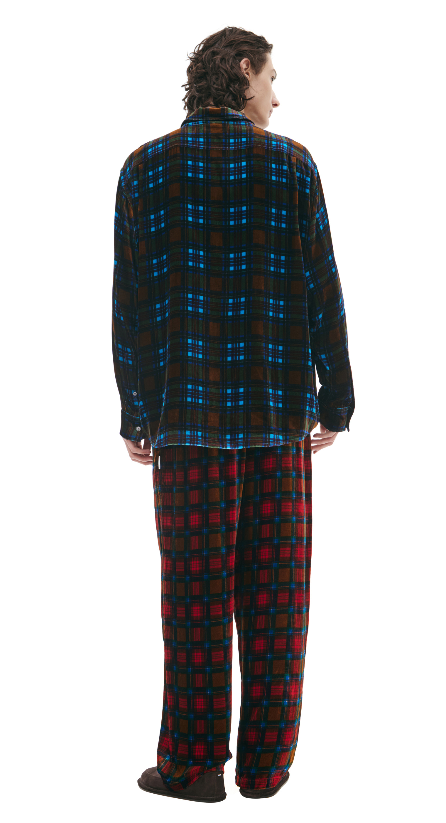 Acne Studios Zippered plaid shirt