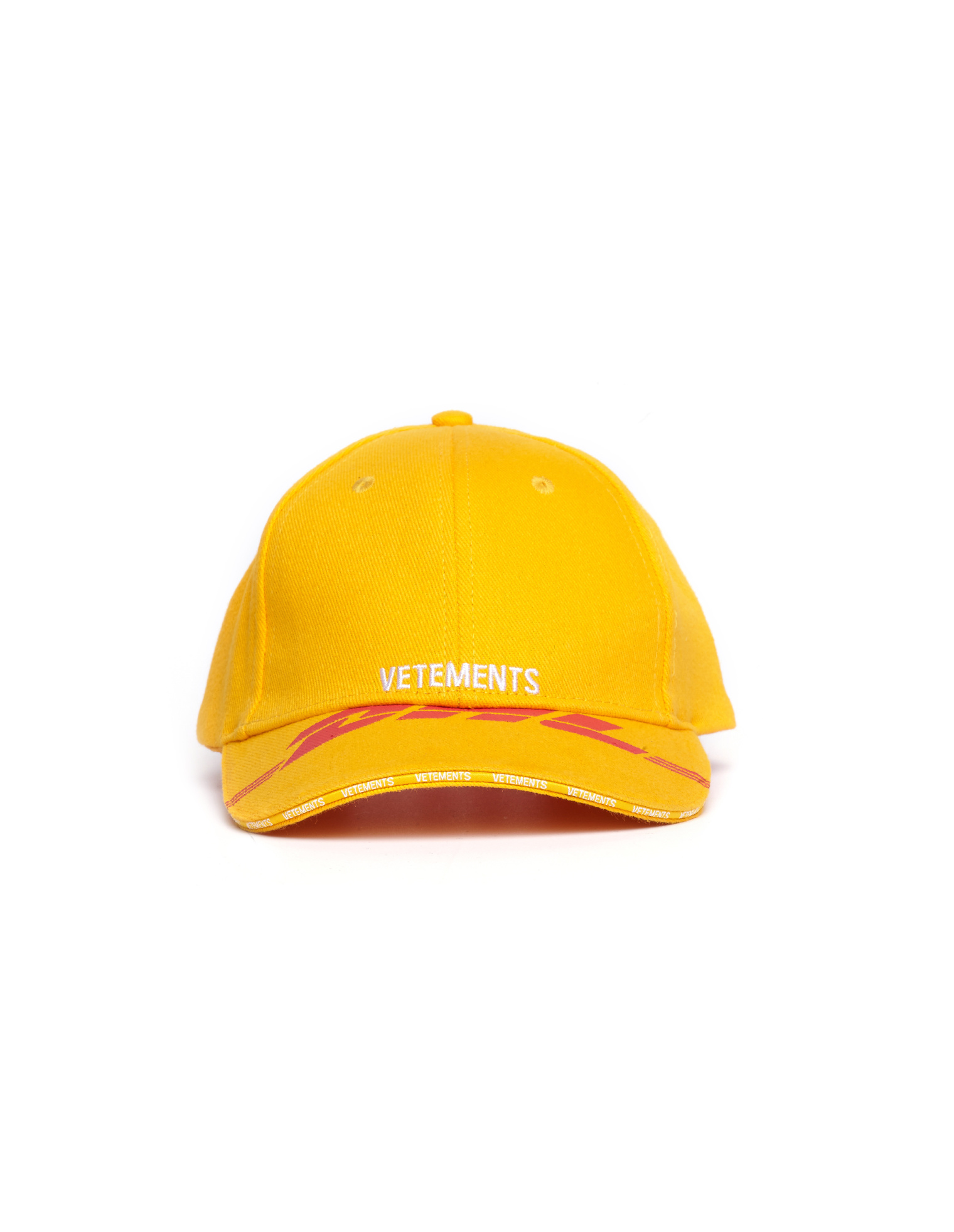 VETEMENTS Yellow DHL Cotton Cap