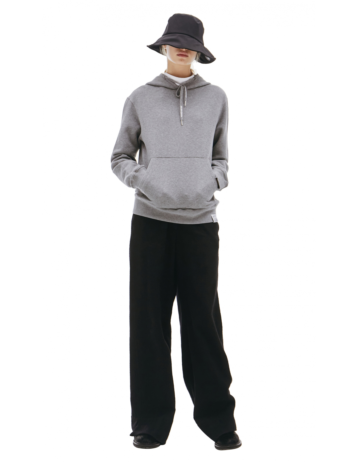 Golden Goose Grey Hoodie With Patches