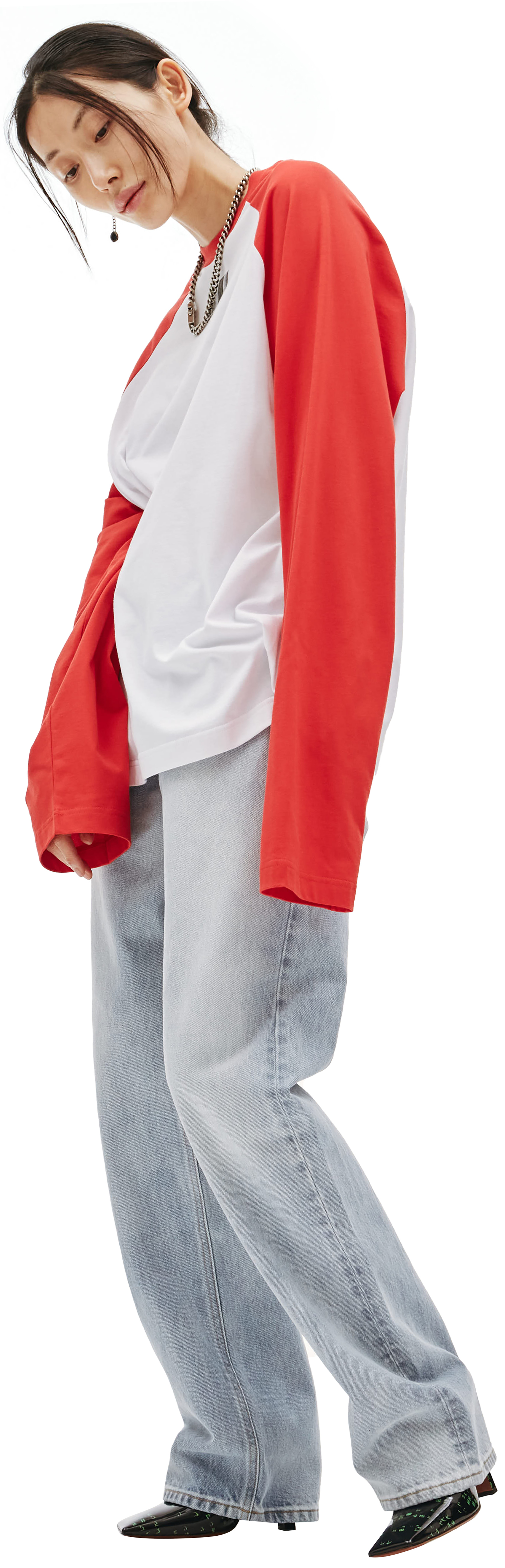 VTMNTS Barcode oversized longsleeve t-shirt