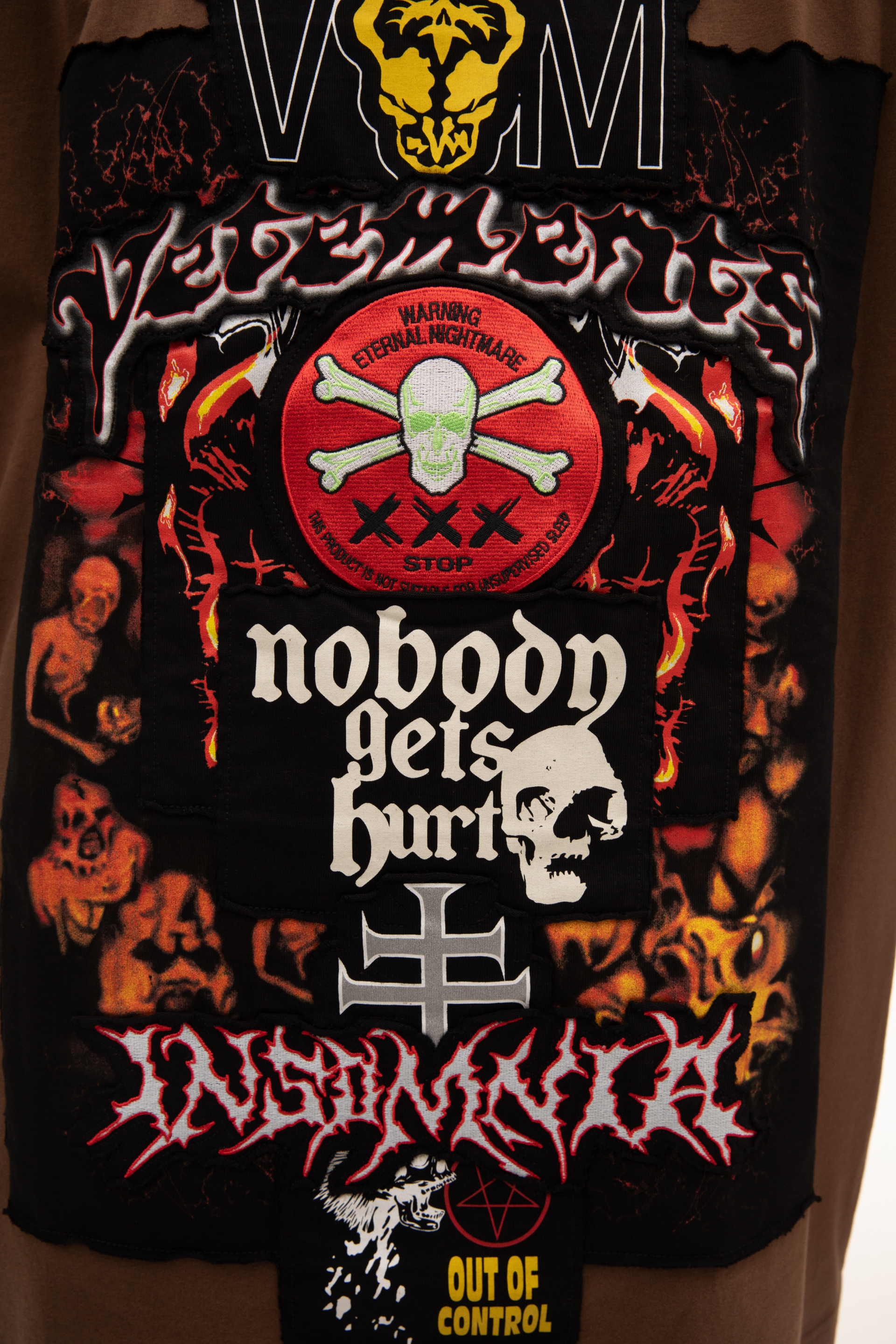 VETEMENTS World Tour Patched t-shirt