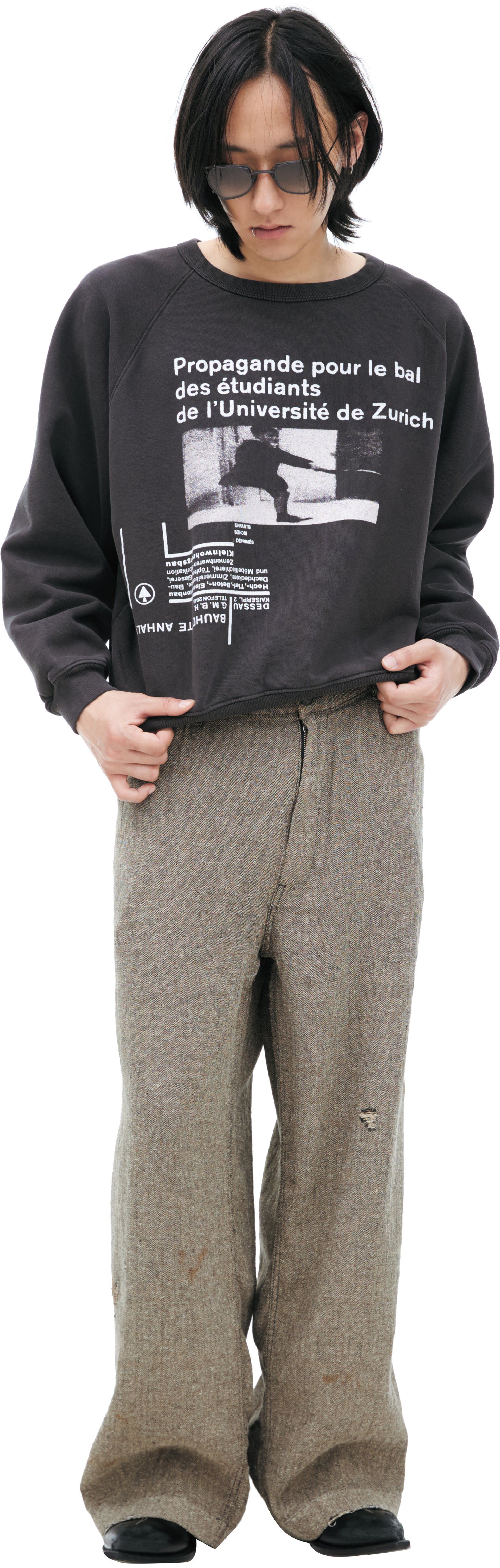 Enfants Riches Déprimés Dark grеy printed sweatshirt