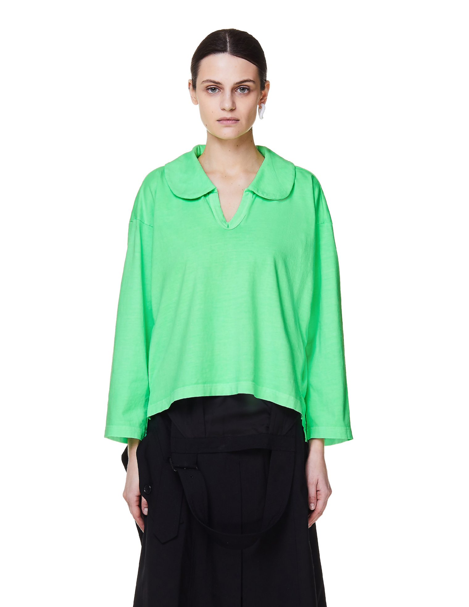 Comme des Garcons CdG Green Cotton Longsleeve
