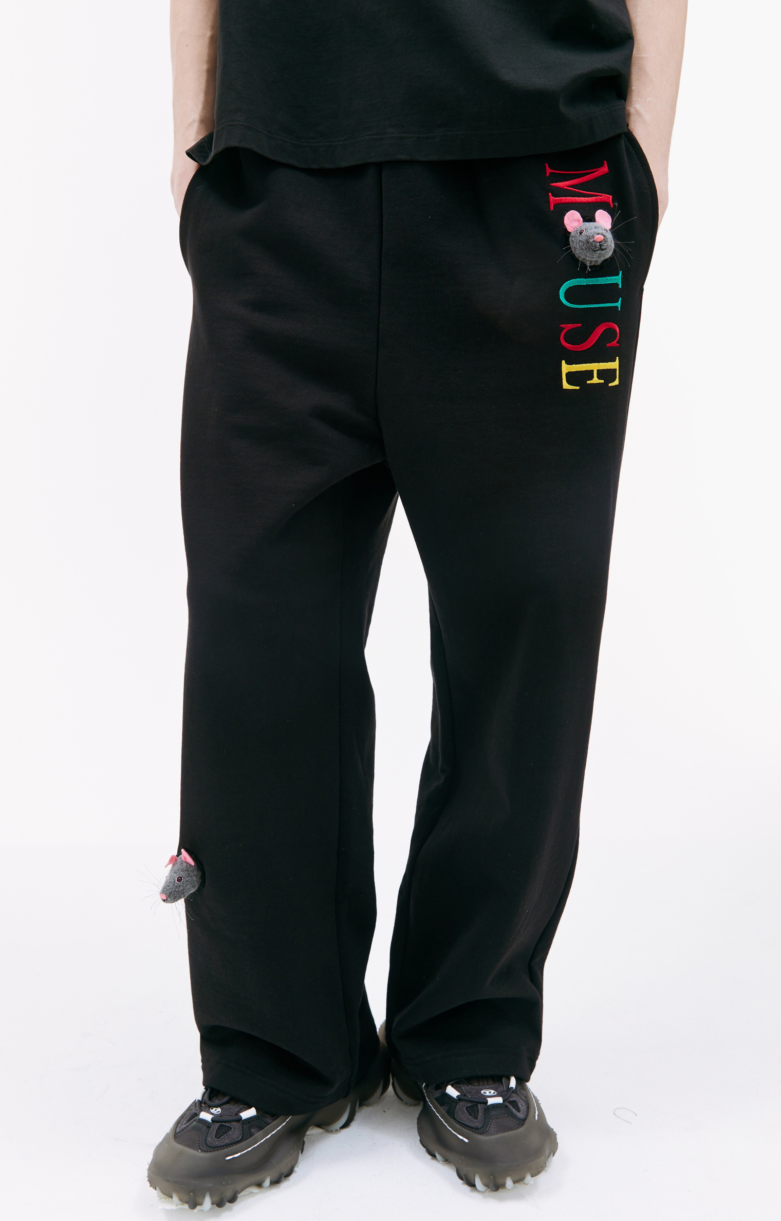 Doublet Black Mice sweatpants