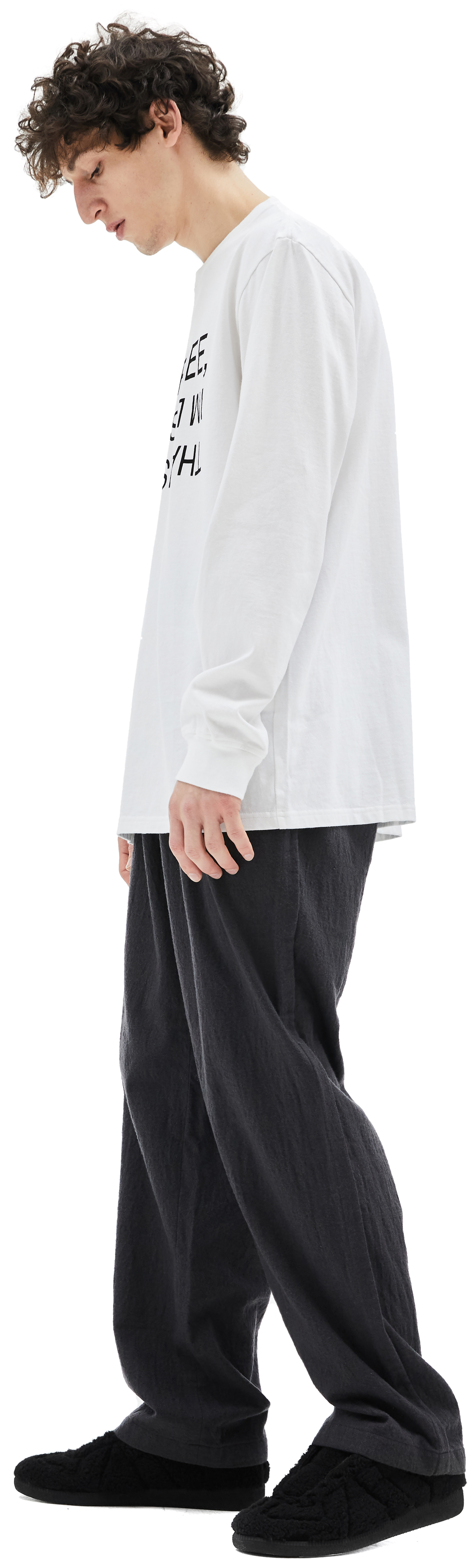 Undercover White Printed Longsleeve