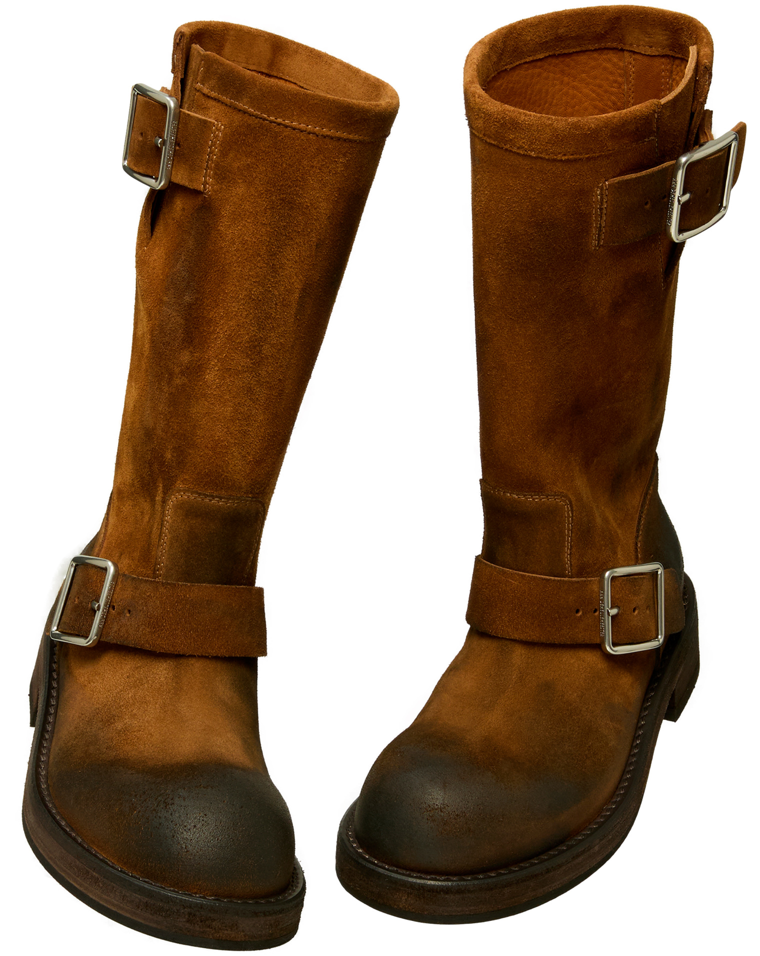 Buy Ann Demeulemeester women brown sarith engineer biker boots for