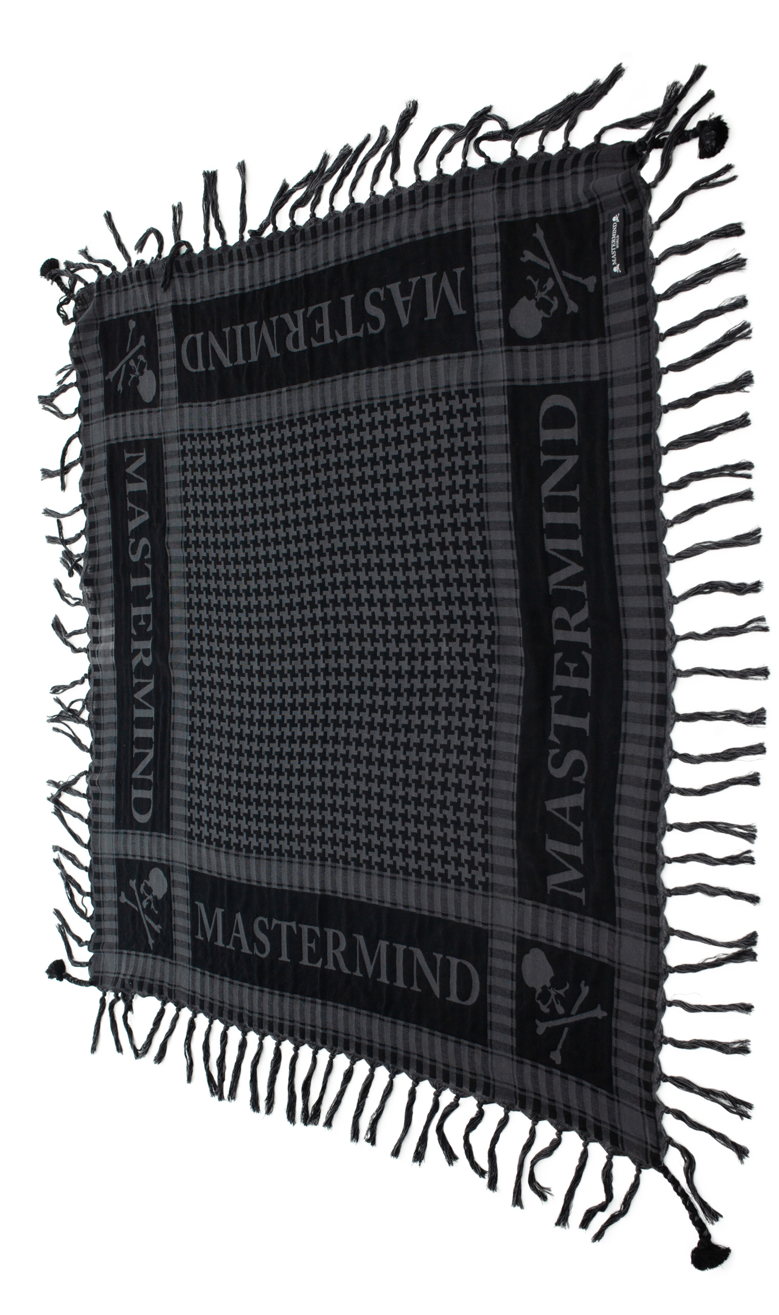 Mastermind WORLD Wool logo scarf