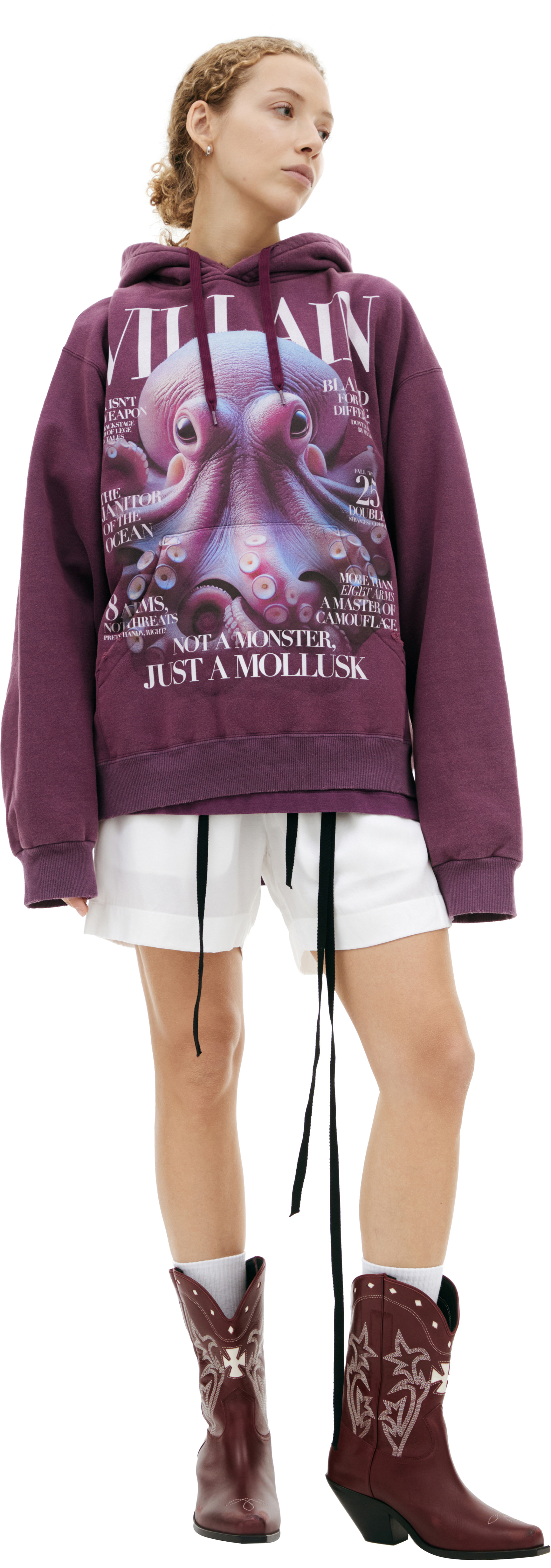 Doublet Purple Villain Hoodie