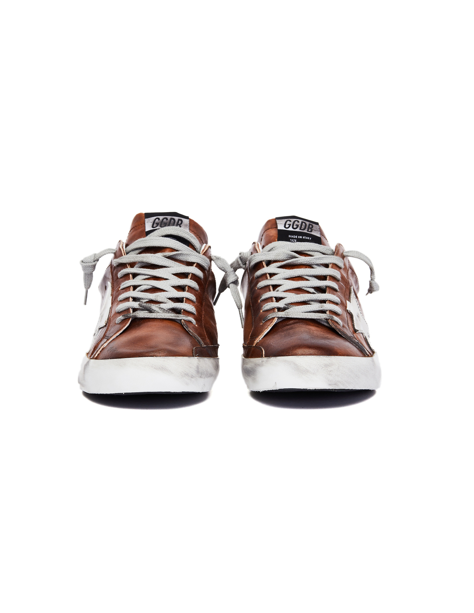 Golden Goose Кеды Superstar из состаренной кожи