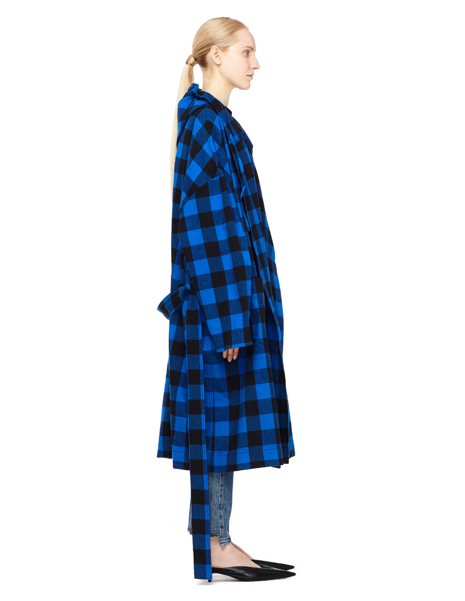 VETEMENTS Пальто-халат в клетку