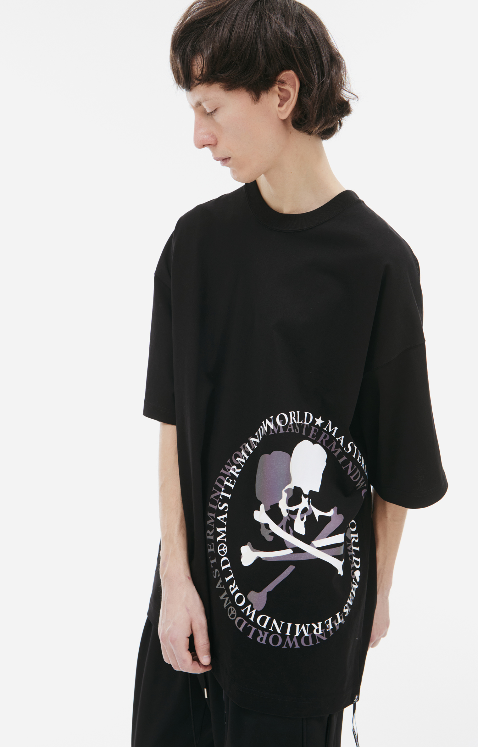 Mastermind WORLD Black print T-shirt