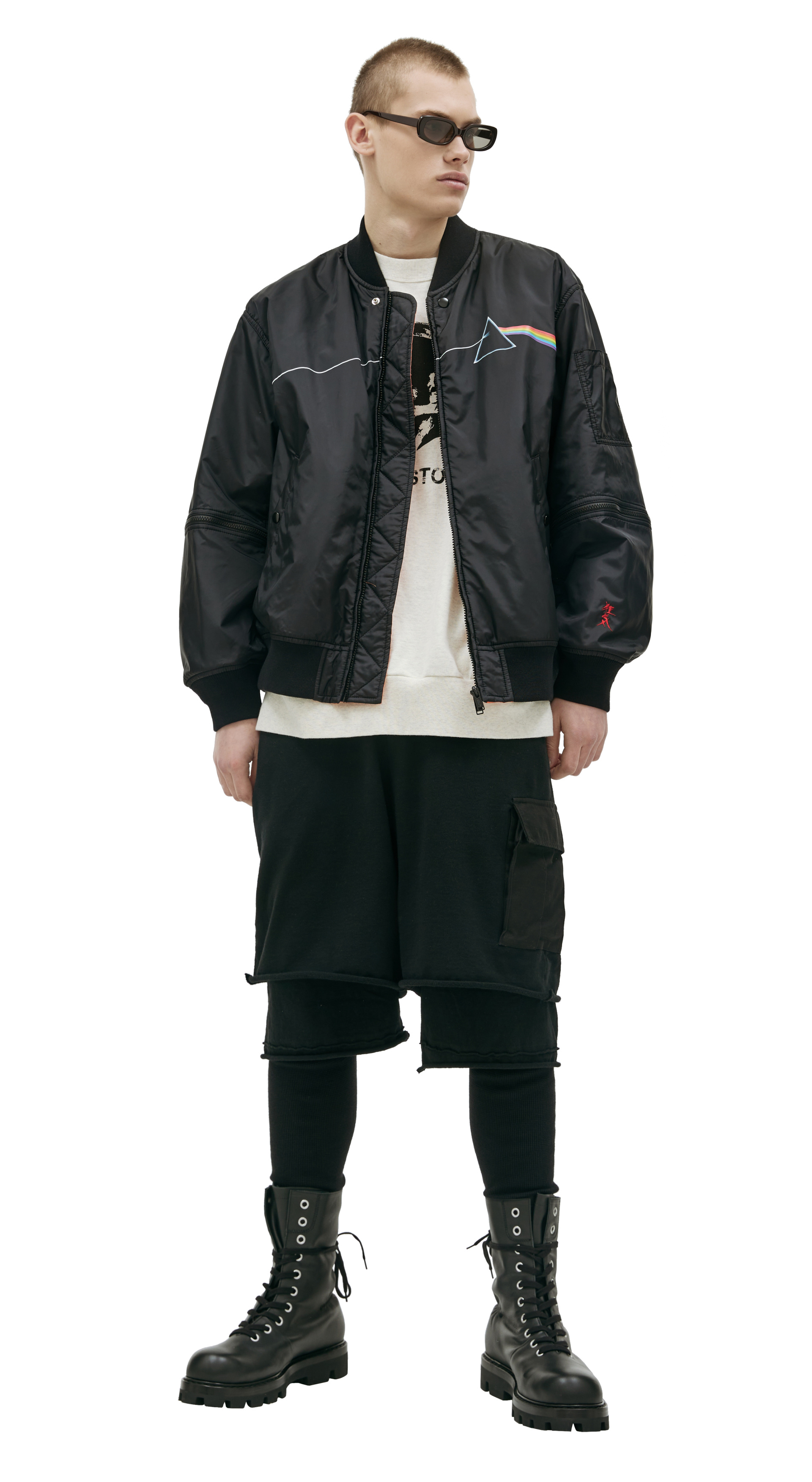 Undercover Pink Floyd printed bomber jacket