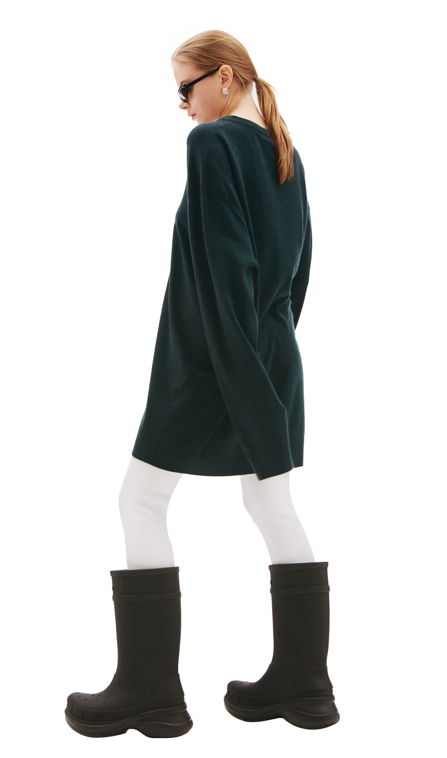 Balenciaga Oversized Cashmere V-Neck