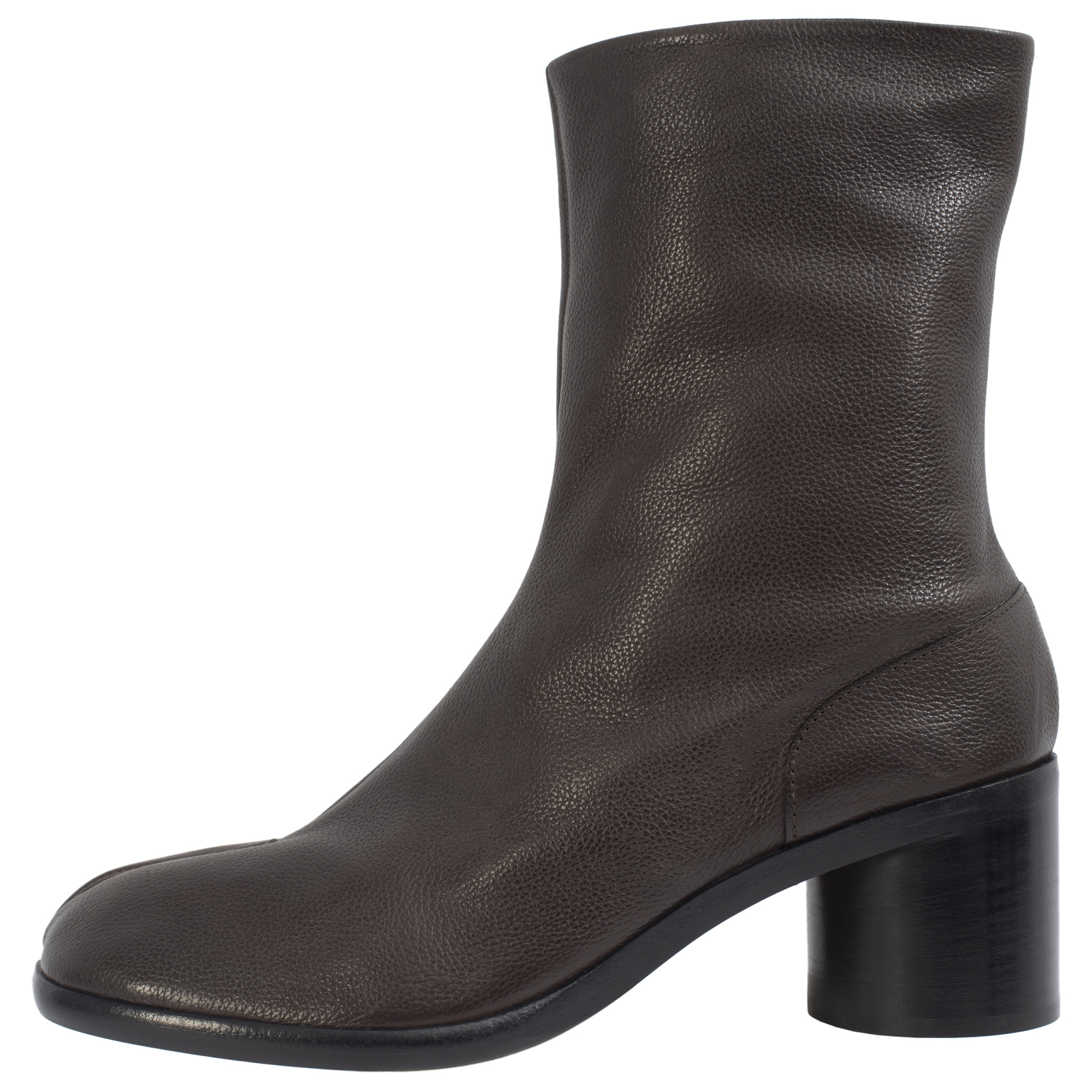 Maison Margiela Brown Leather Tabi boots
