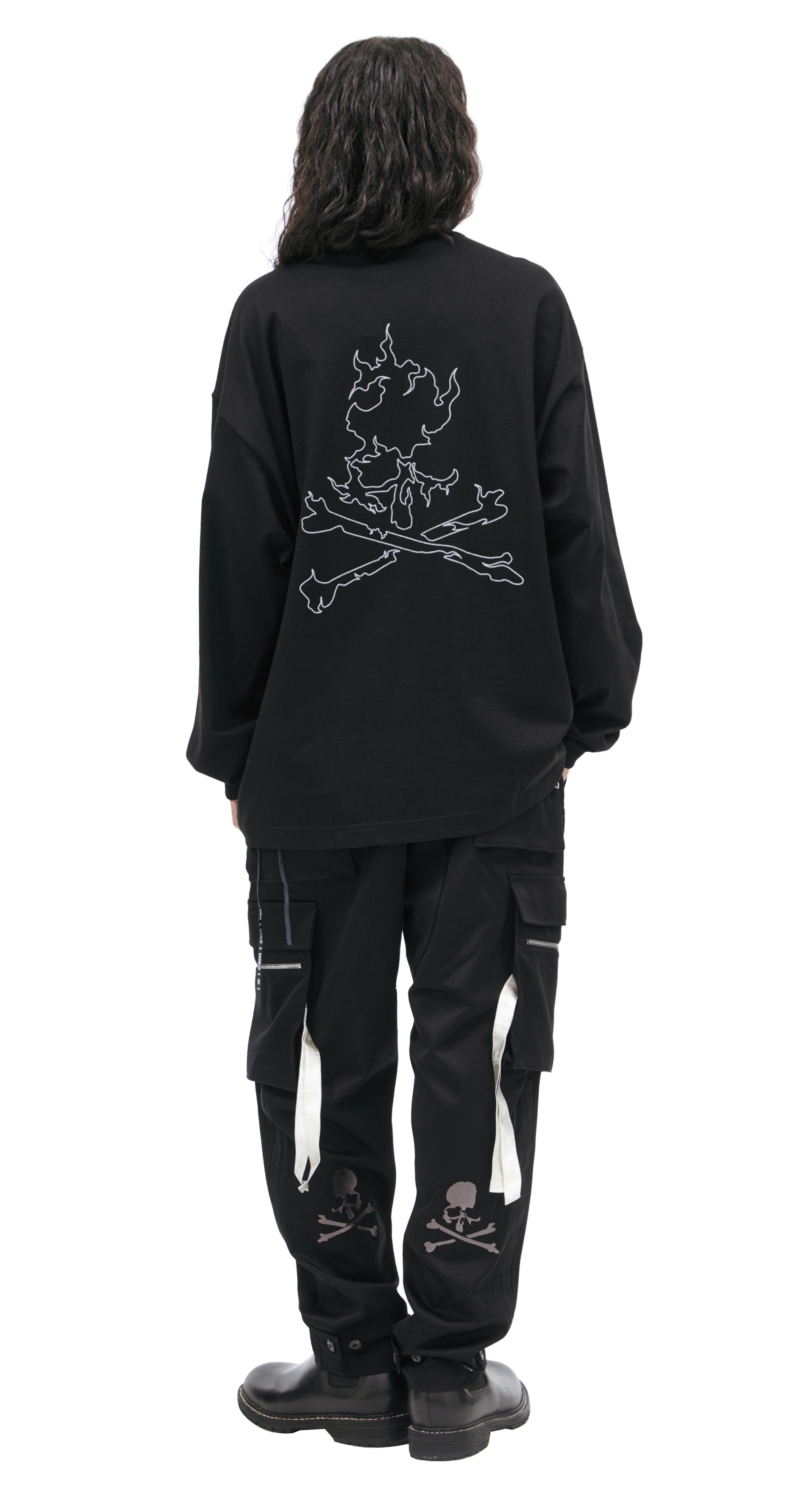 Mastermind WORLD Black logo longsleeve