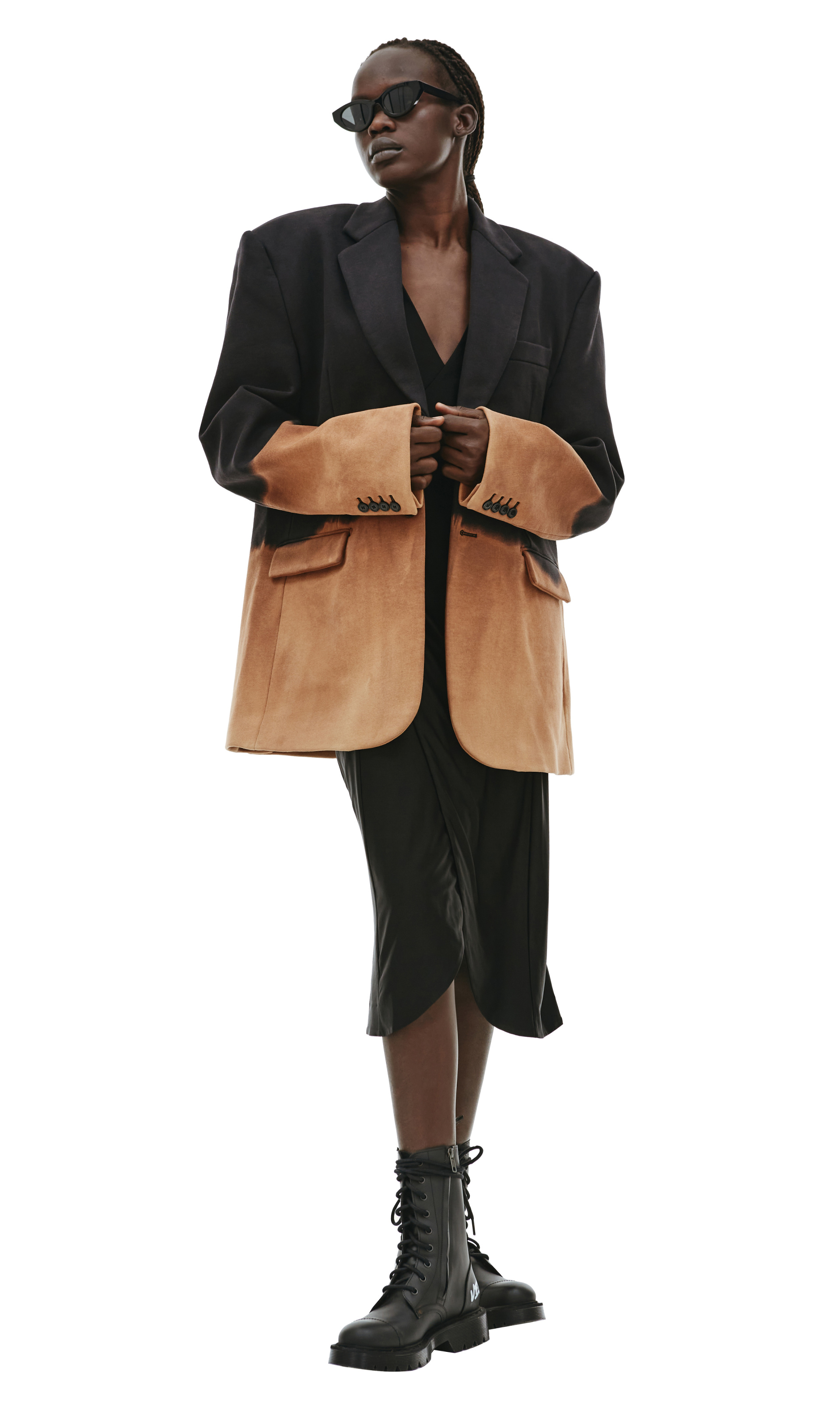 VETEMENTS Bleached oversize blazer