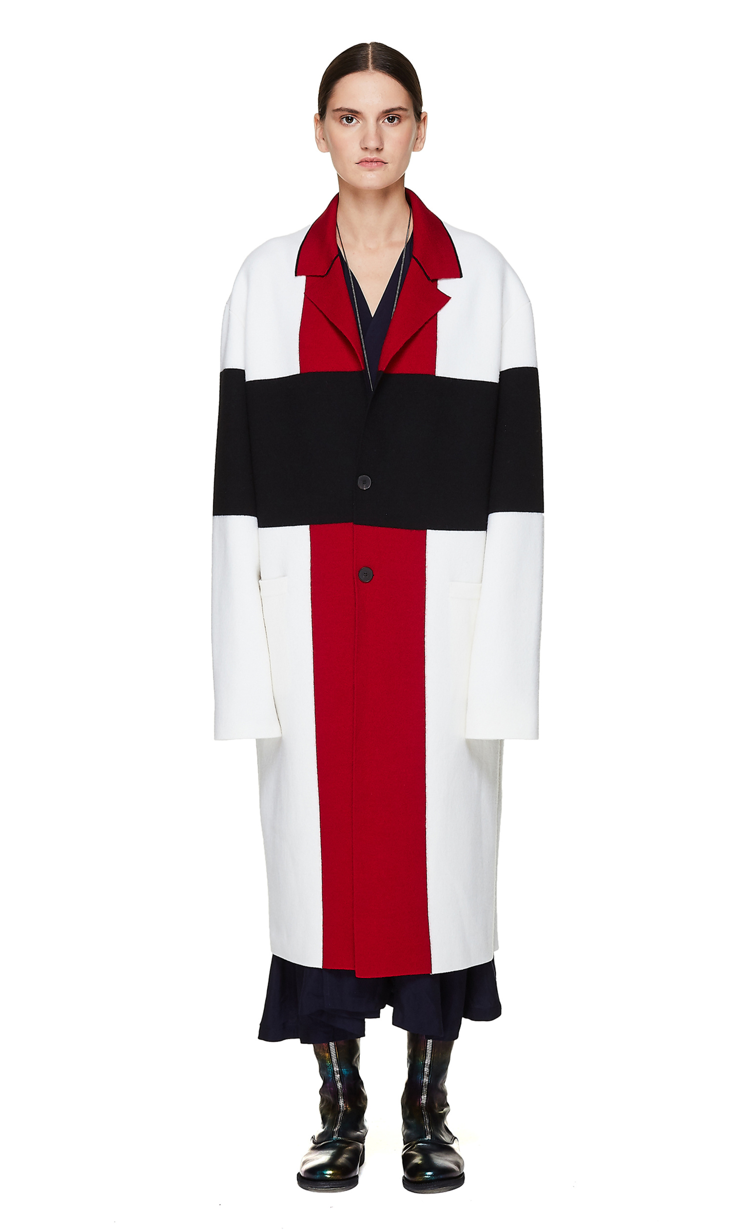 Haider Ackermann Multicolor Wool Knitted Coat