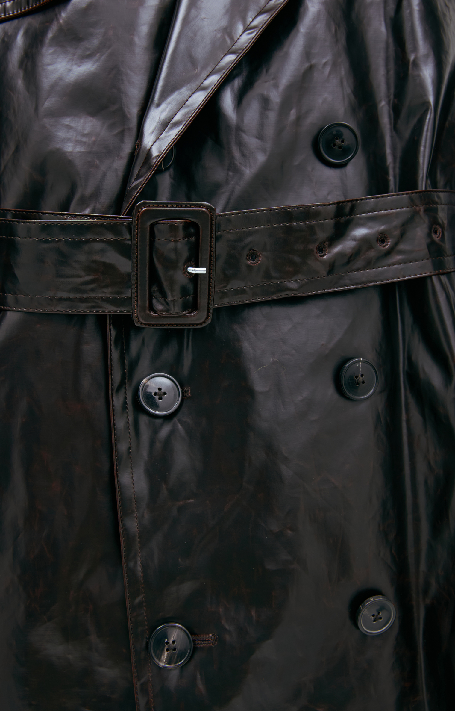 Dries Van Noten Double-breasted trench coat with belt