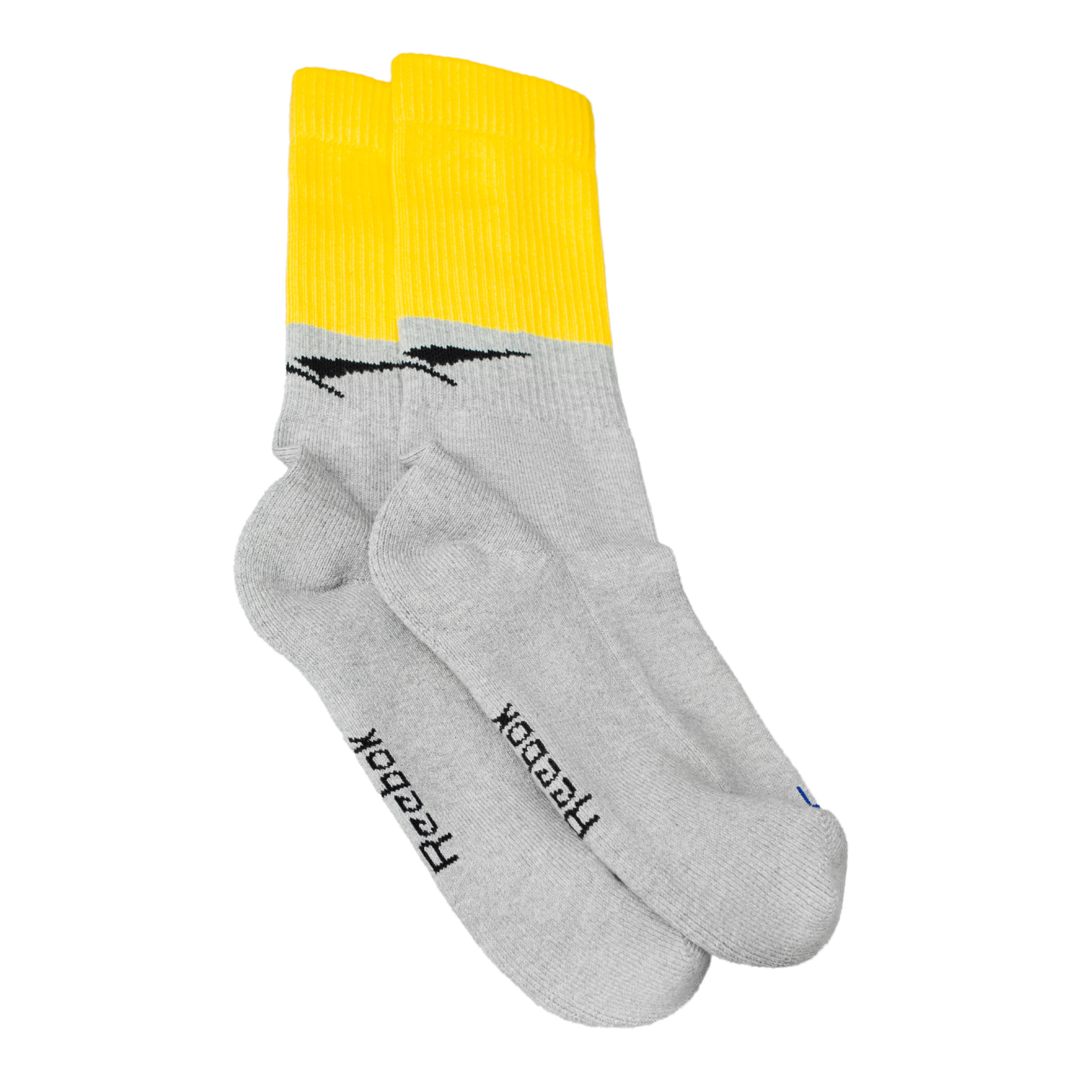 Buy VETEMENTS men grey dhl print socks on SV77, UA53SO100Y/2906