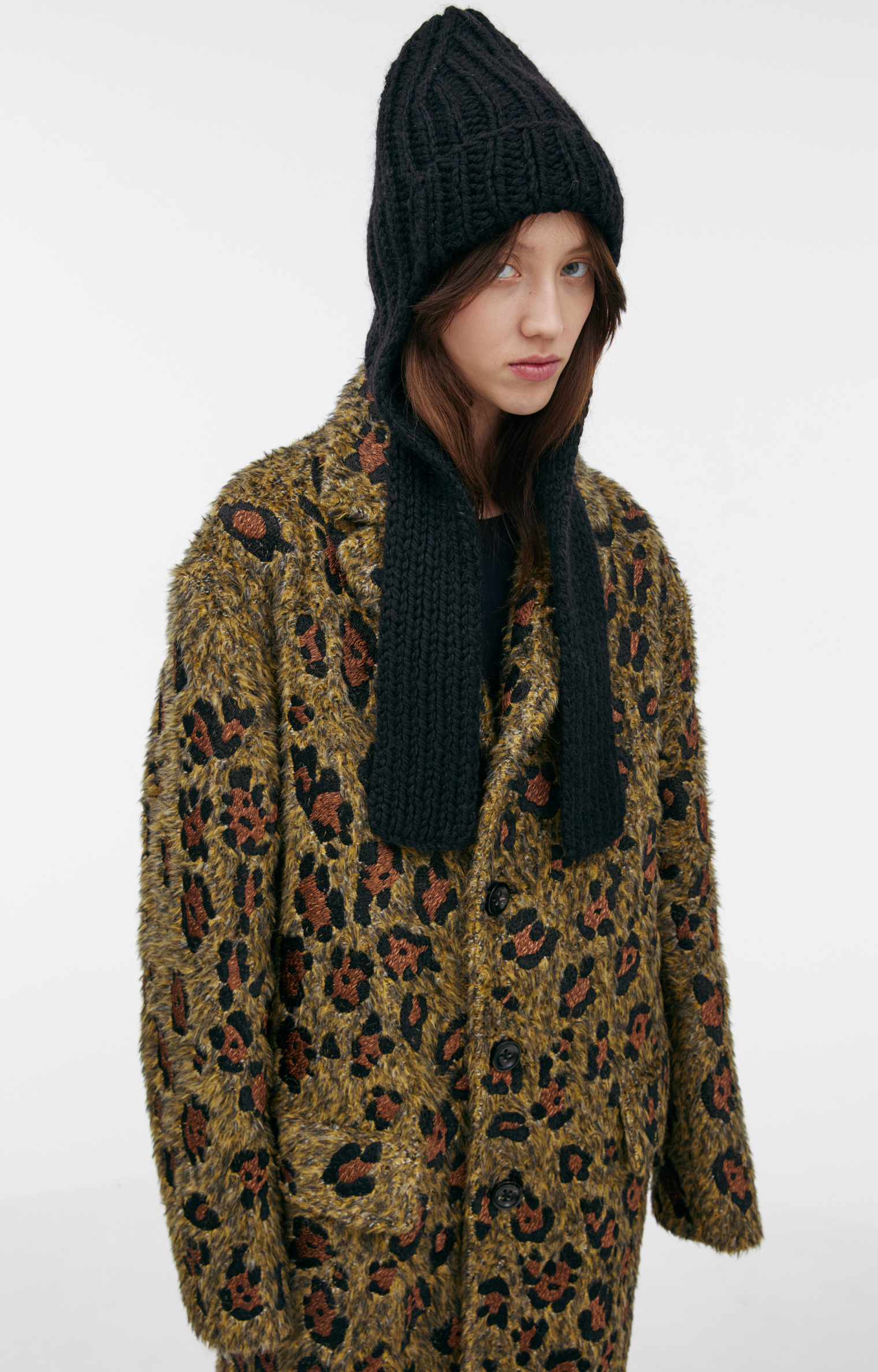 Dries Van Noten Animalistic print coat