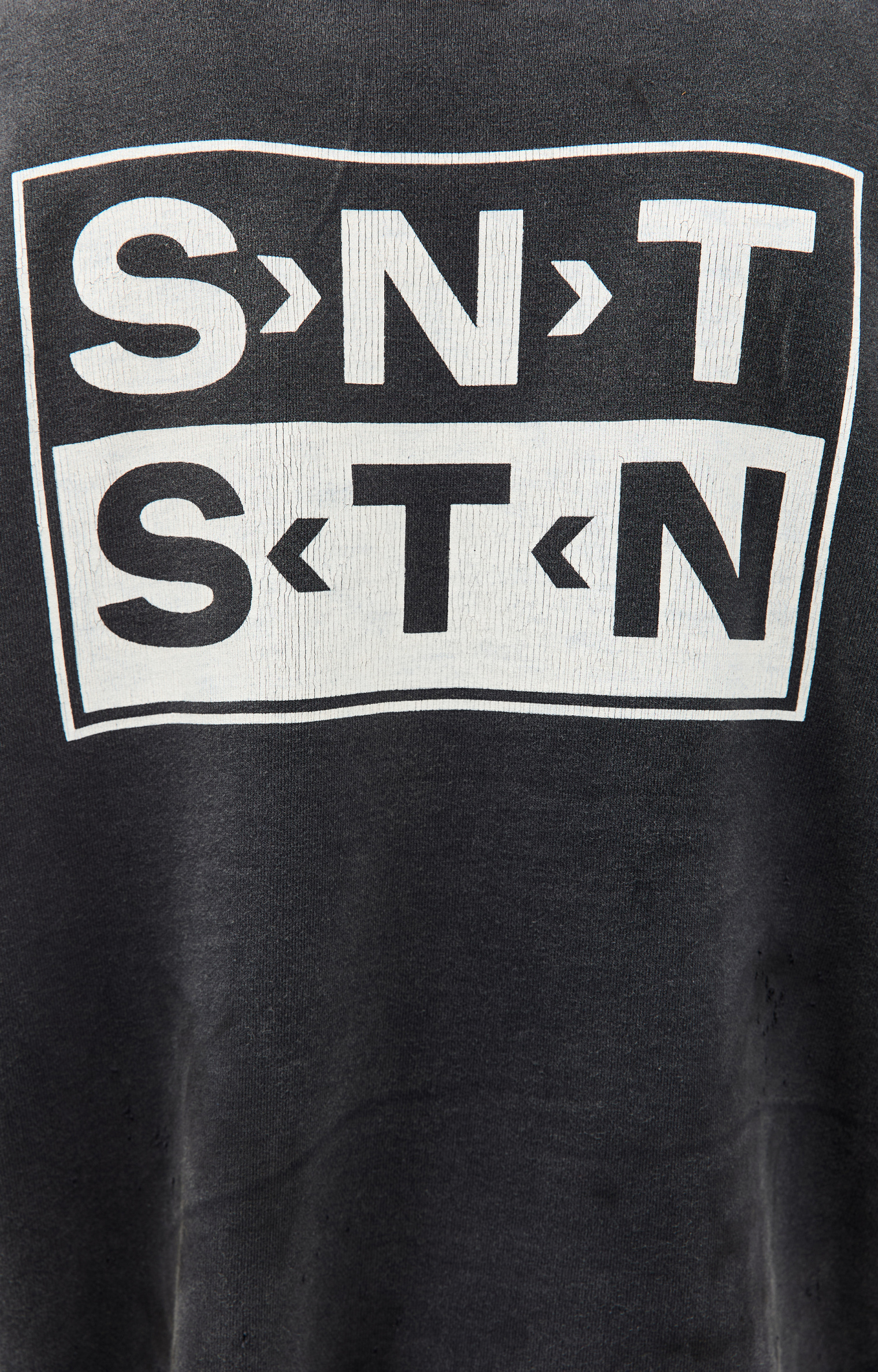 Saint Mxxxxxx Grey logo sweatshirt