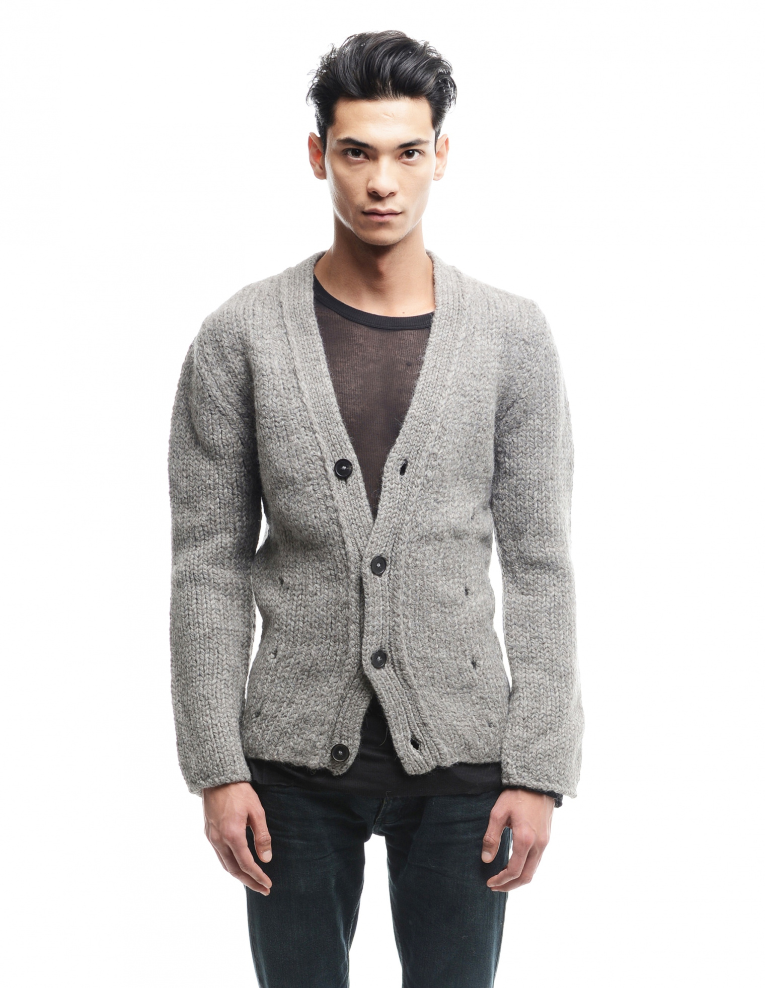 Ann Demeulemeester Шерстяной кардиган