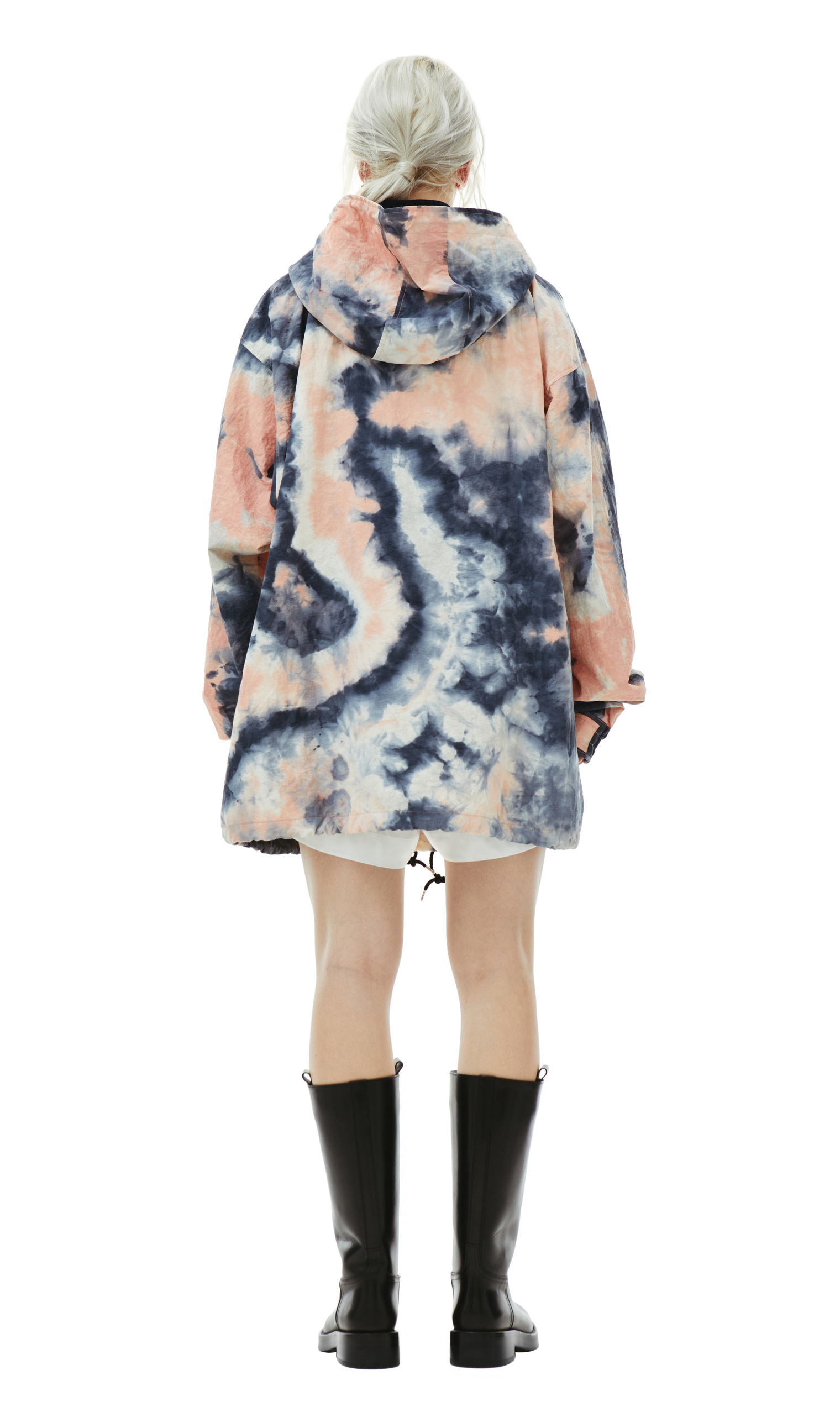 Children of the discordance Tie-dye nylon anorak