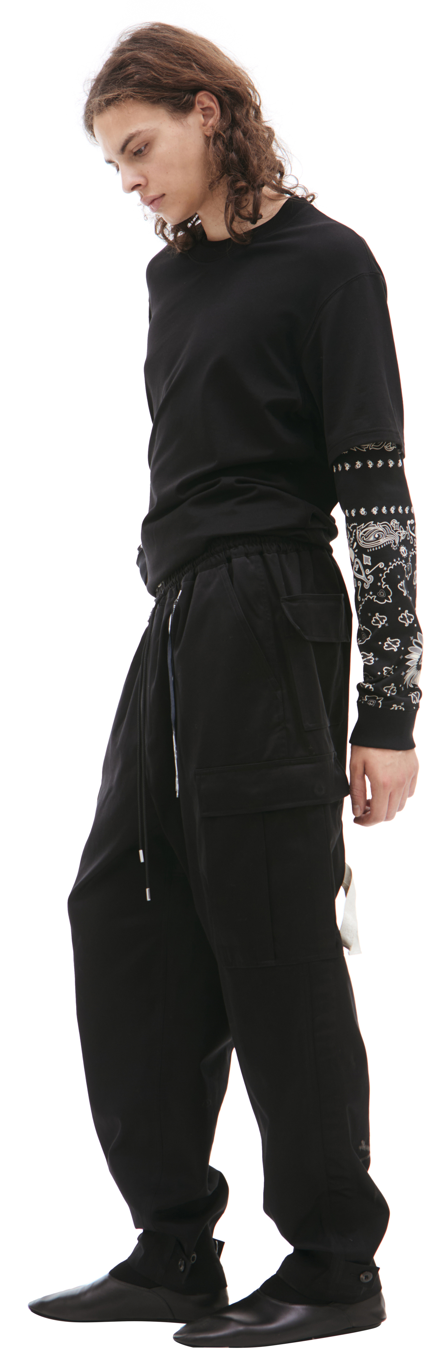 Mastermind WORLD Black cargo trousers