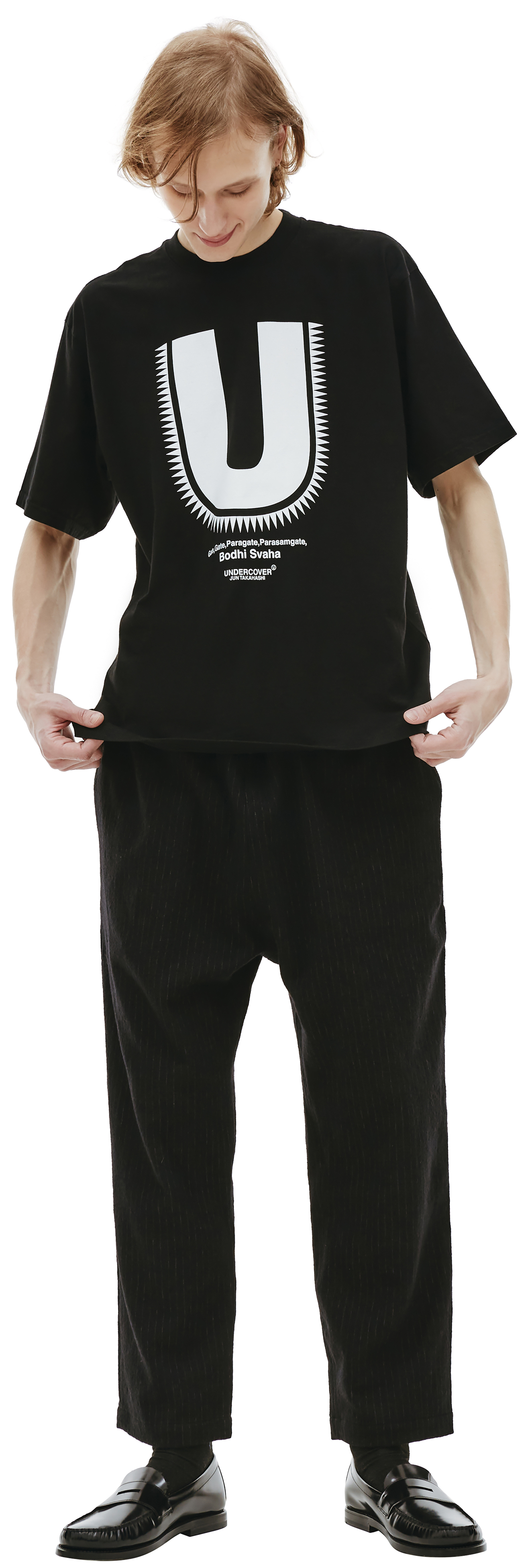 Undercover Black \'U\' printed t-shirt