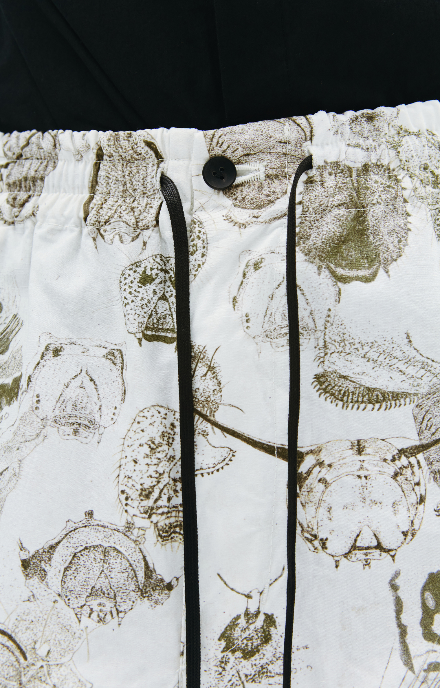 The Viridi-Anne Широкие брюки с принтом насекомых