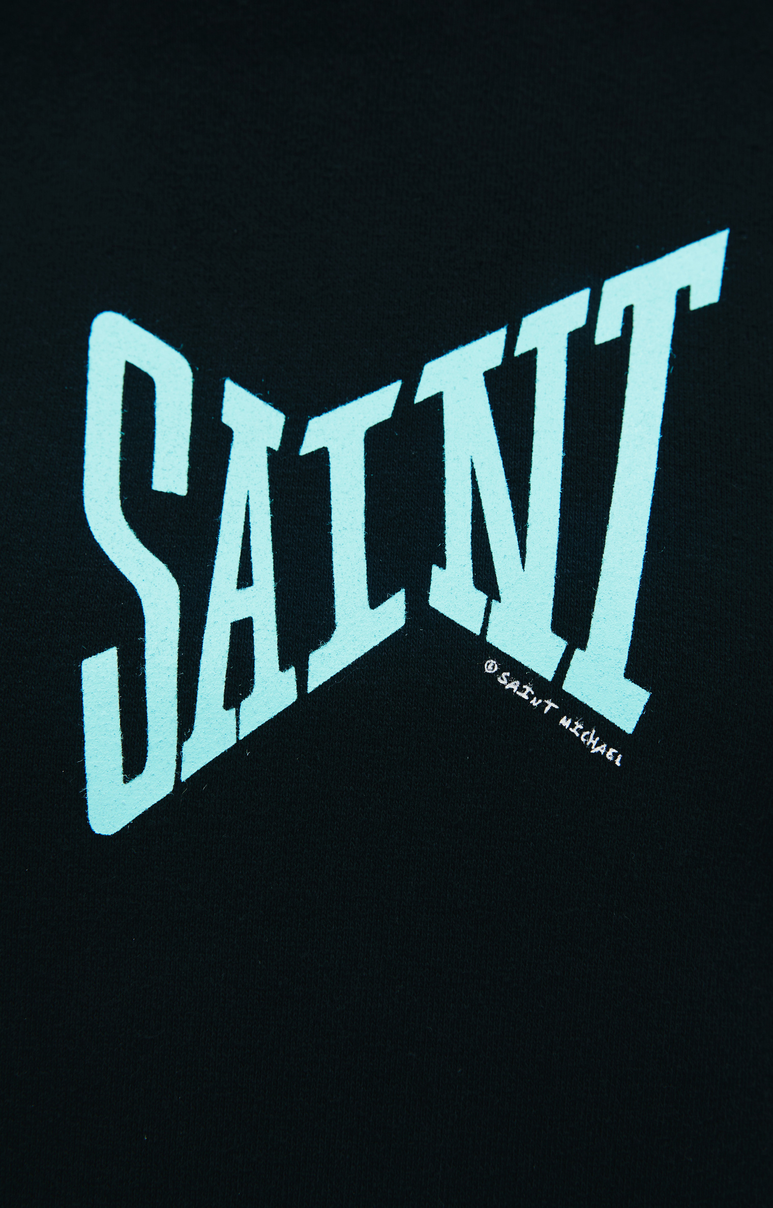 Saint Michael Logo oversized hoodie