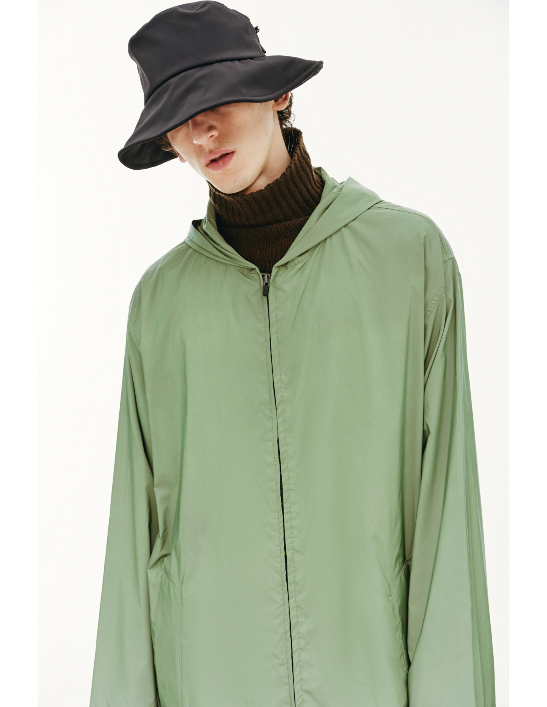 Fear of God Green Reflective Hooded Coat
