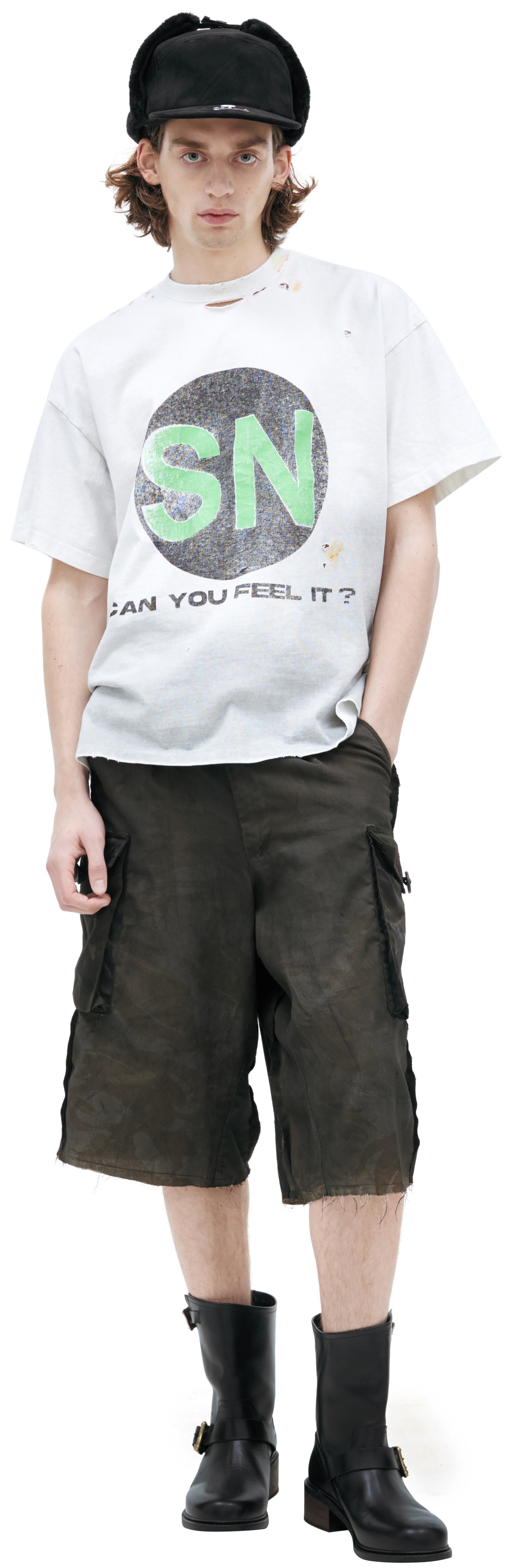 Satoshi Nakamoto White T-shirt with logo