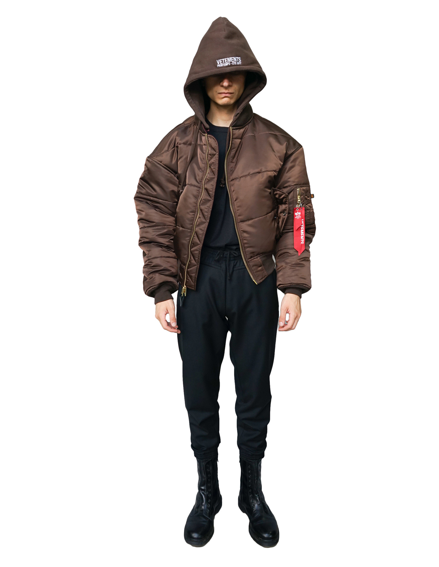 VETEMENTS Двусторонний бомбер Alpha Industries