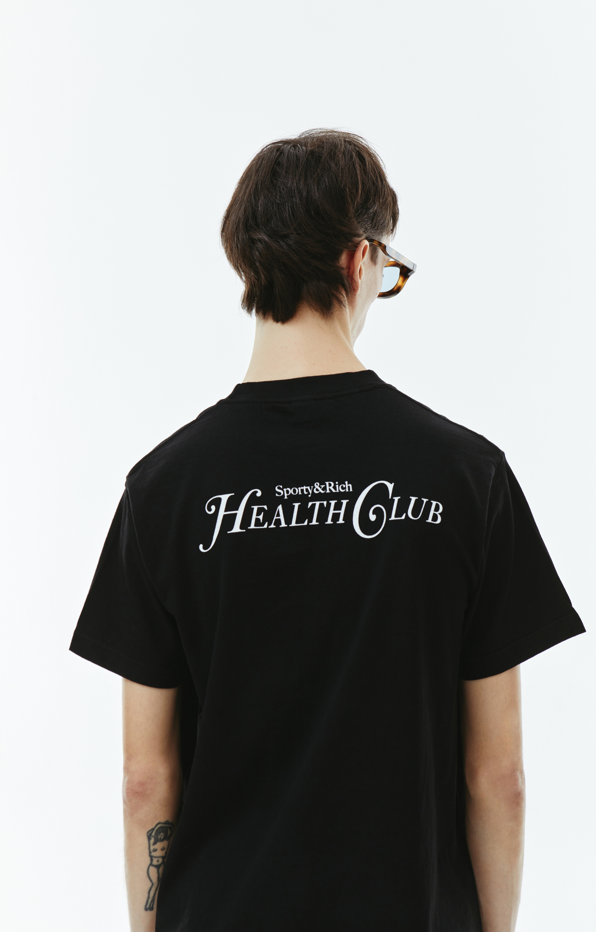 SPORTY & RICH Black Rizzoli T-Shirt