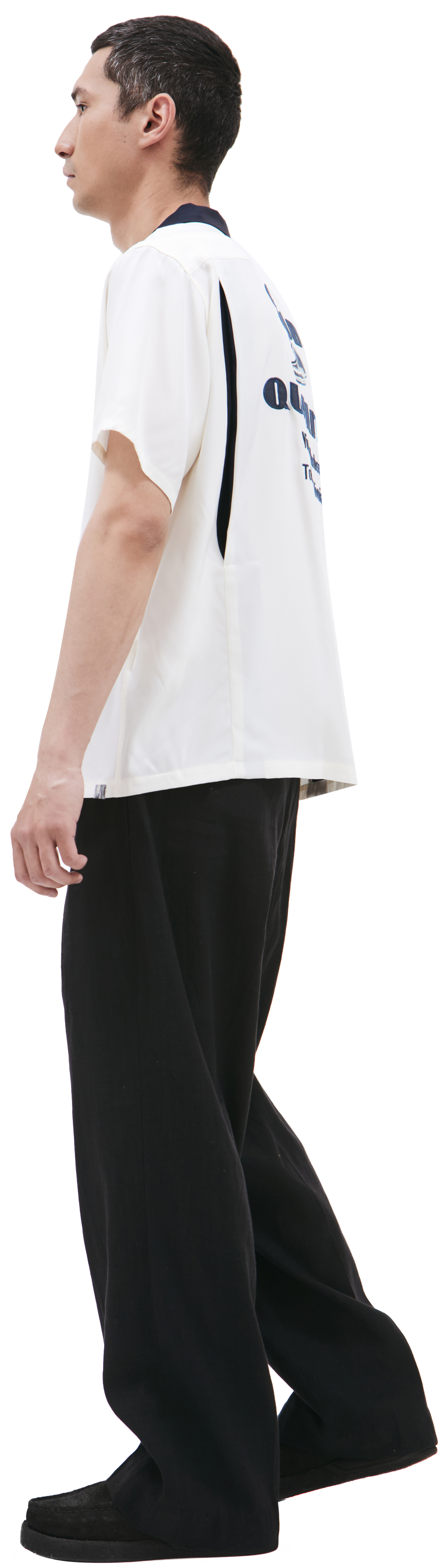 visvim Embroidered silk shirt