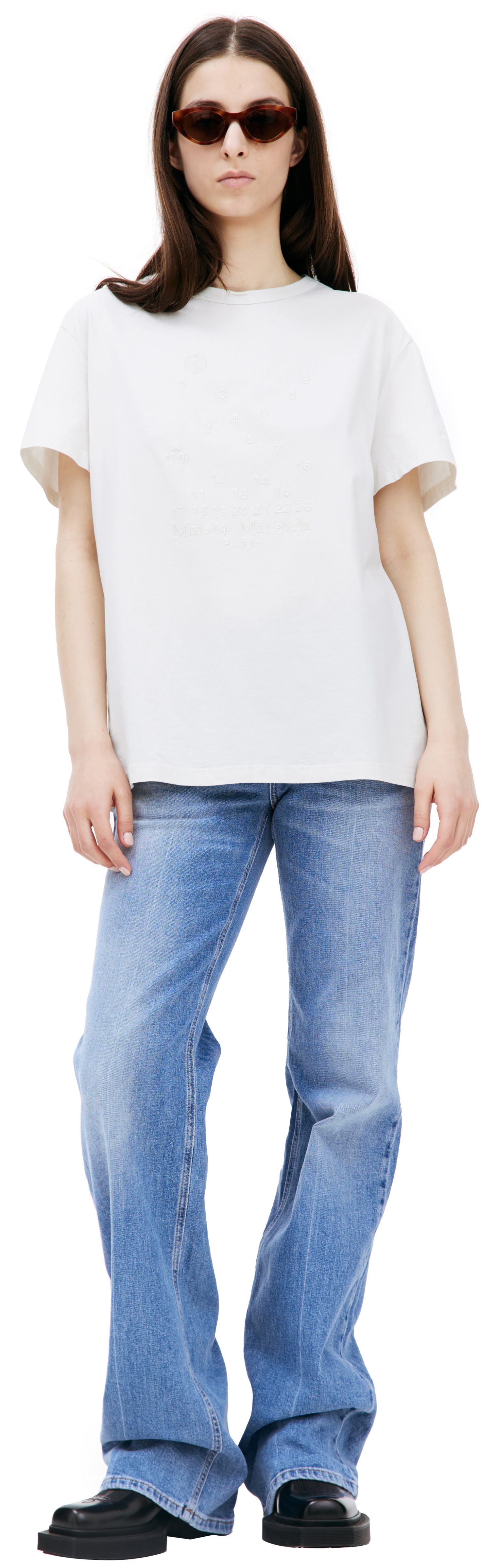 Maison Margiela Logo embroidered t-shirt