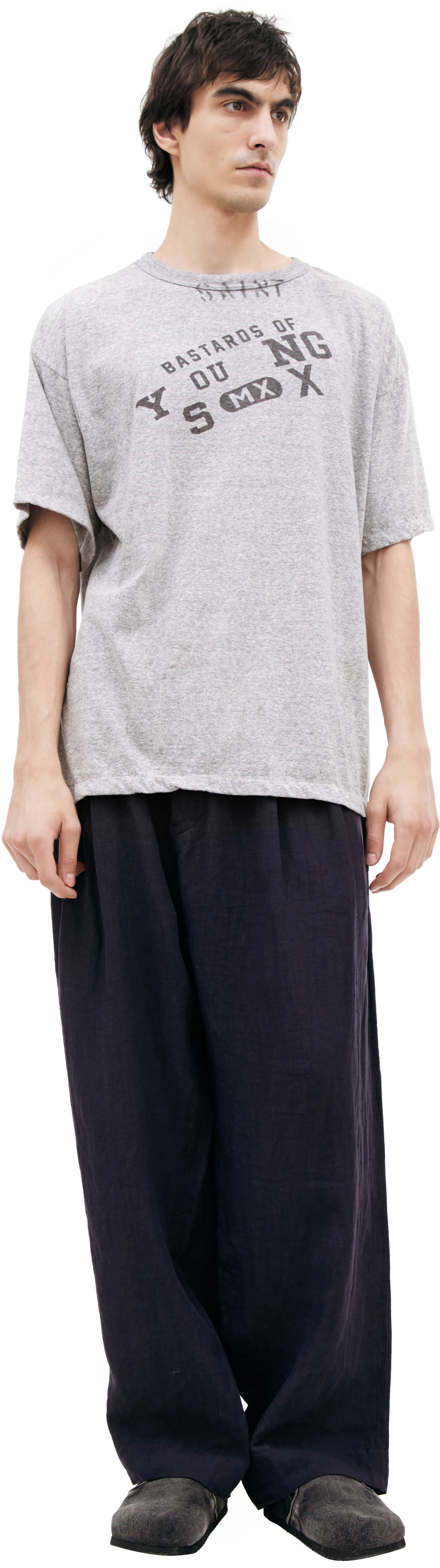 Saint Mxxxxxx Grey T-shirt with print