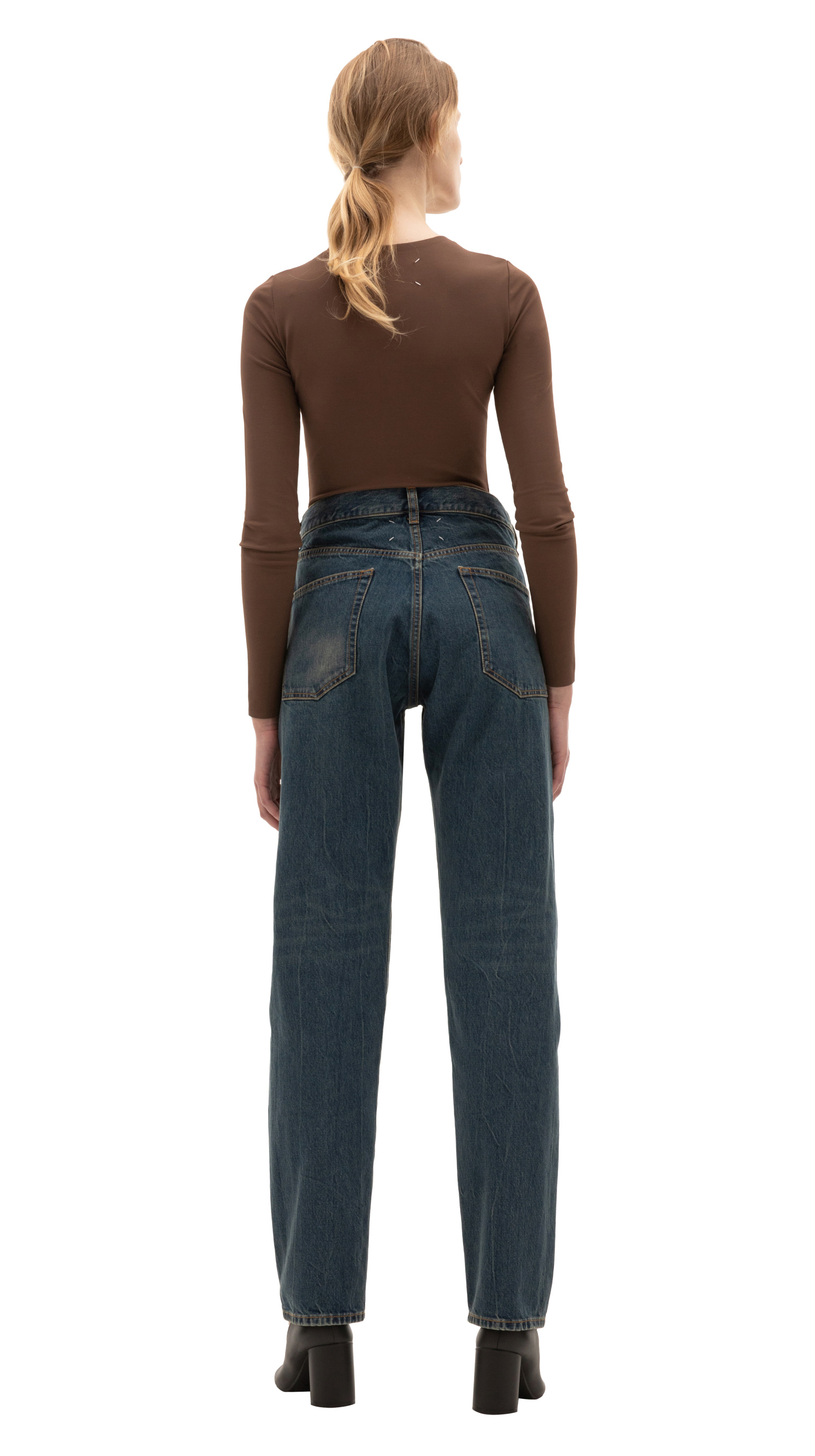 Maison Margiela Straight Cut Blue Jeans